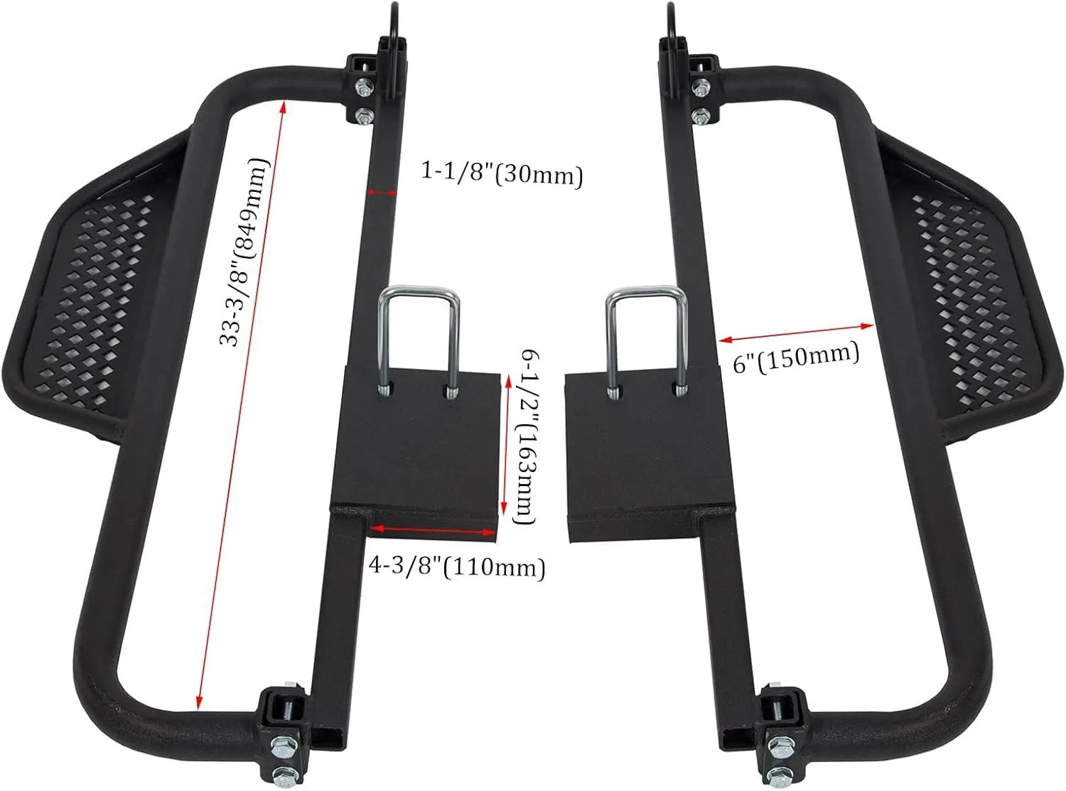 SUGGESGIVE JN Nerf Bars for Club Car DS 2004-2008 image 2