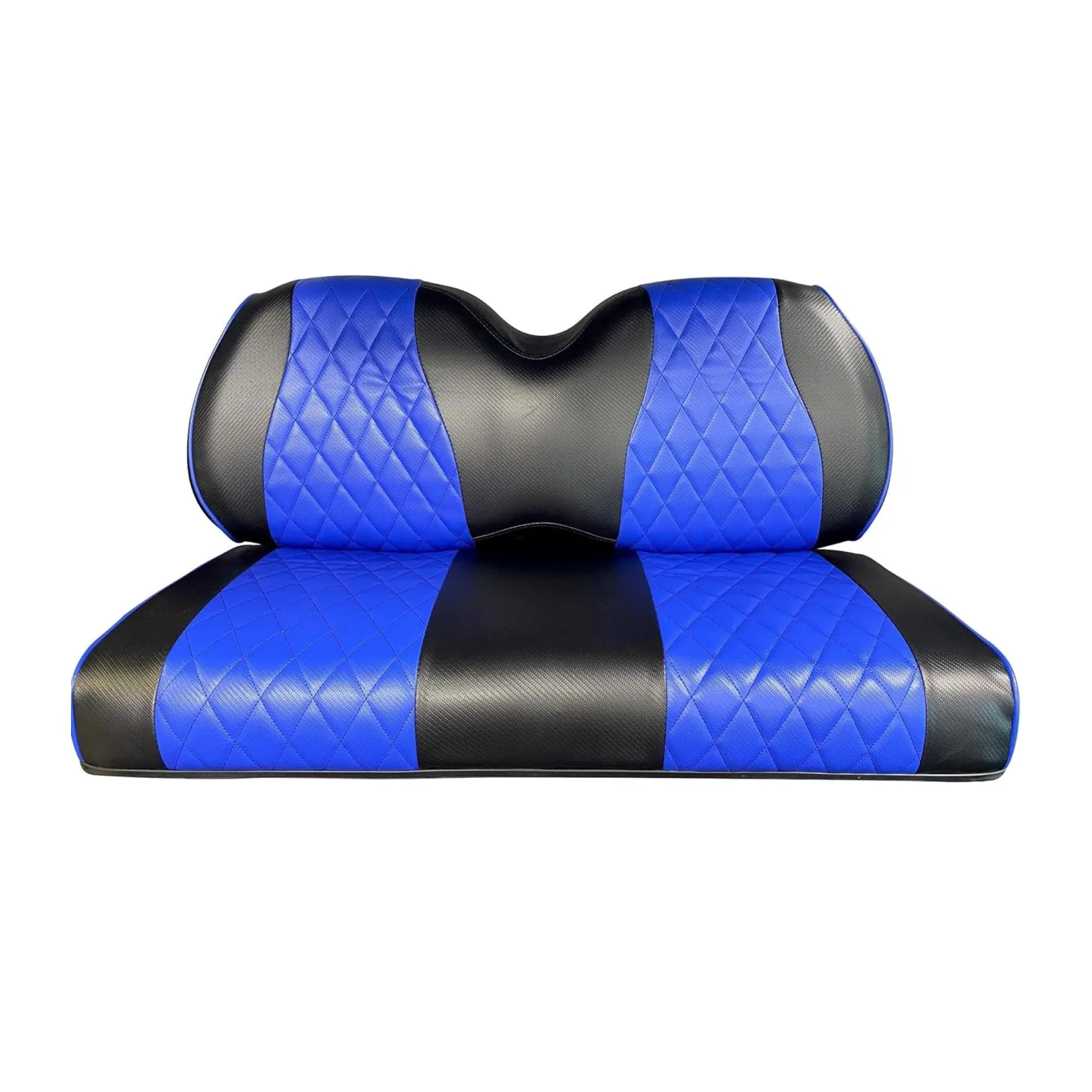 A-2-Z Golf Cart Seat Cover Black/Royal 1/68VIAF