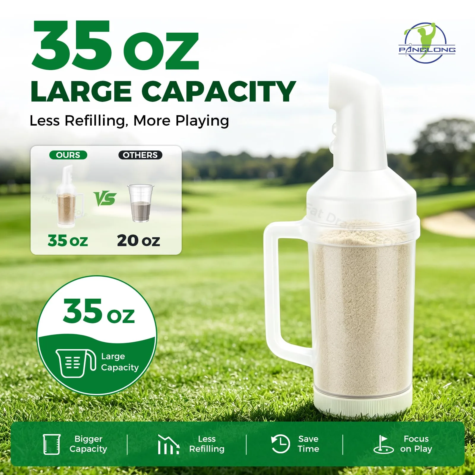 Panglong FDG-029 Golf Cart Sand Bottle image 2