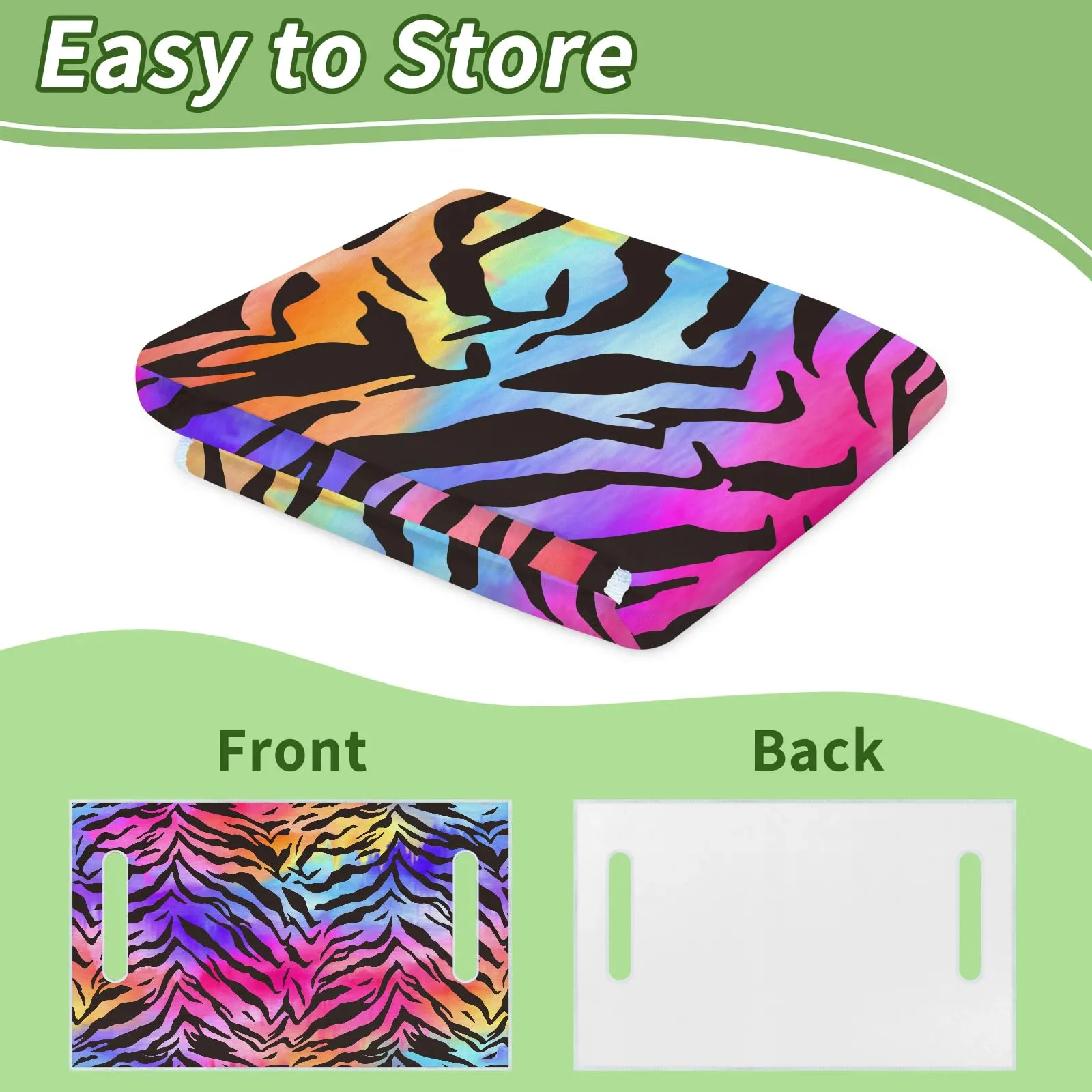 Tiveruda Tiger Pattern Golf Cart Seat Cover 51 x 31" image 4