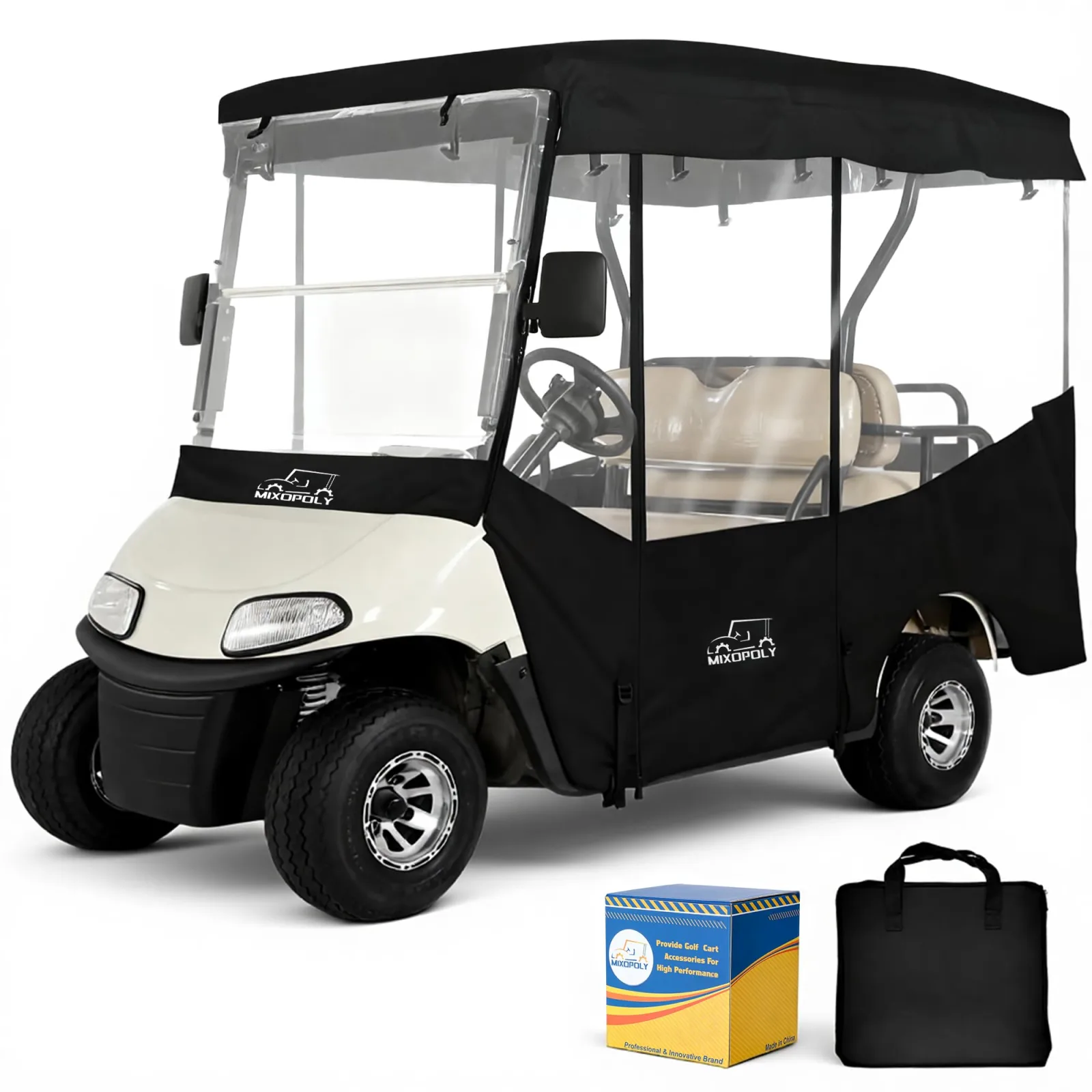 Mixopoly Golf Cart Enclosure for Yamaha, E-Z-GO and Club Car