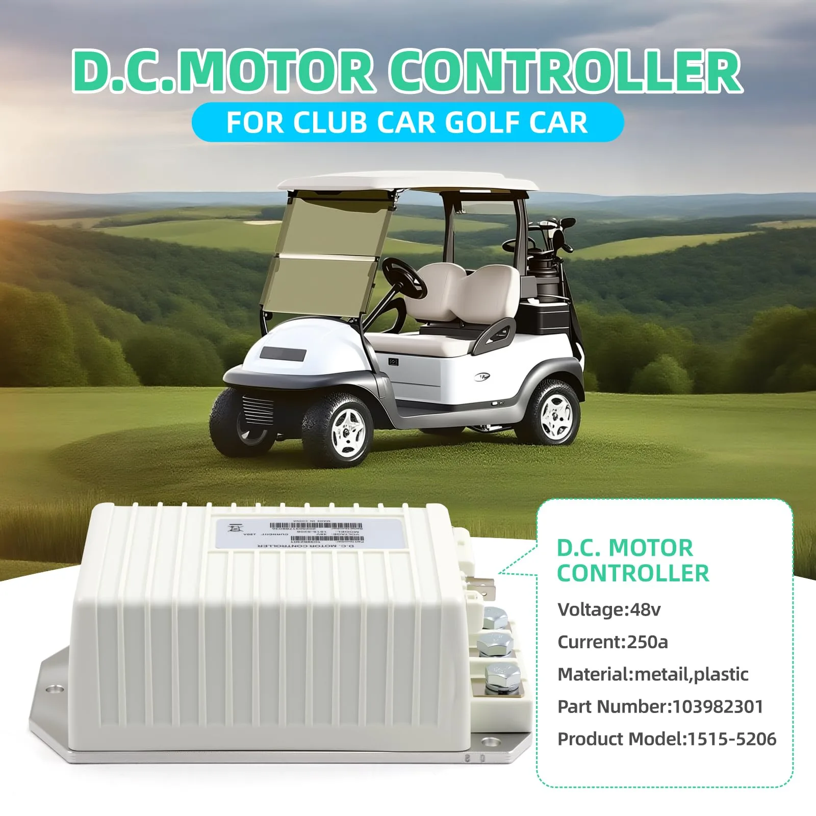 DIYOLFALL 48V 250A Controller for Club Car Precedent image 2