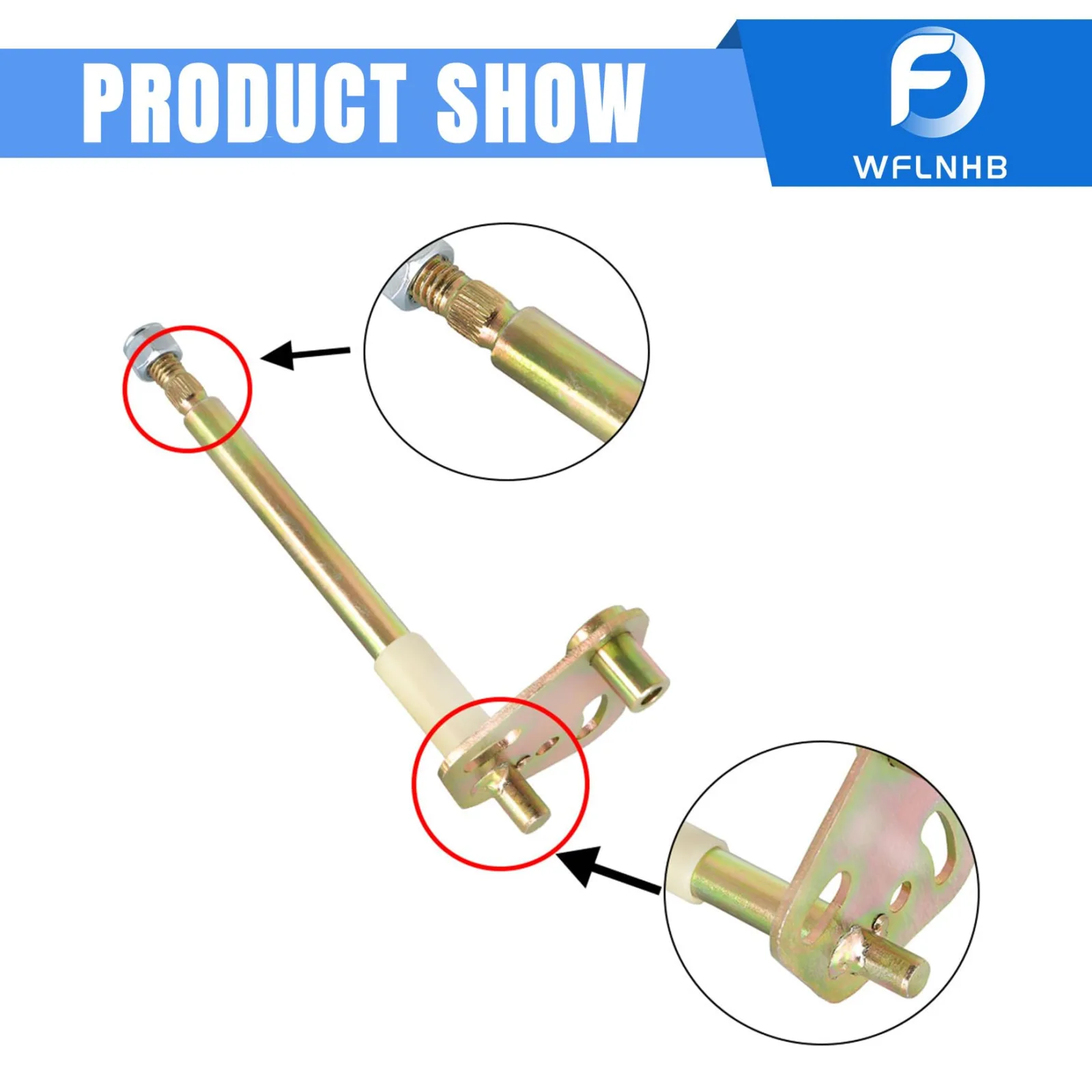 WFLNHB Club Car Accelerator Pivot Rod Replacement image 2
