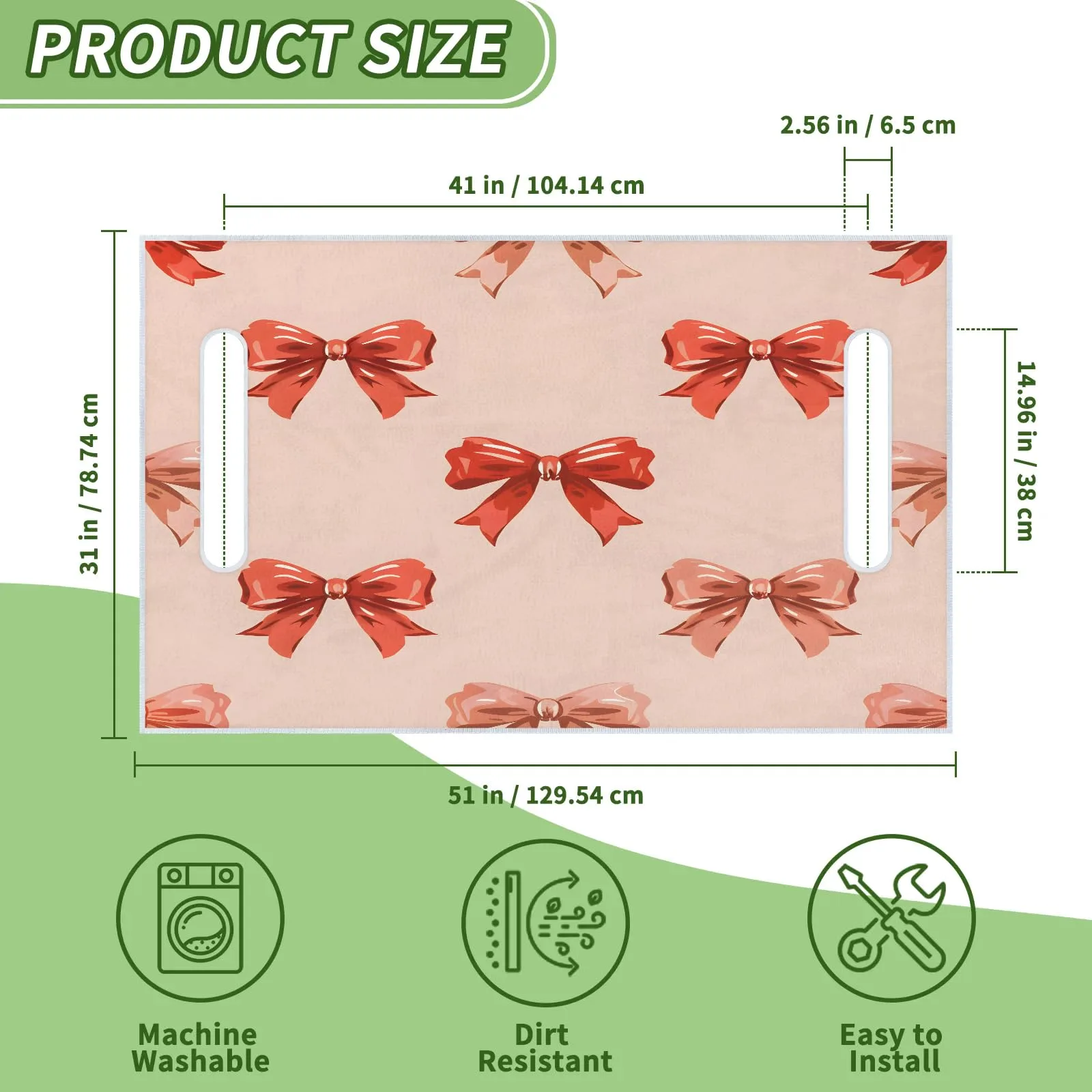 Tiveruda Golf Cart Seat Cover for Double Seats, 51 x 31 in image 2