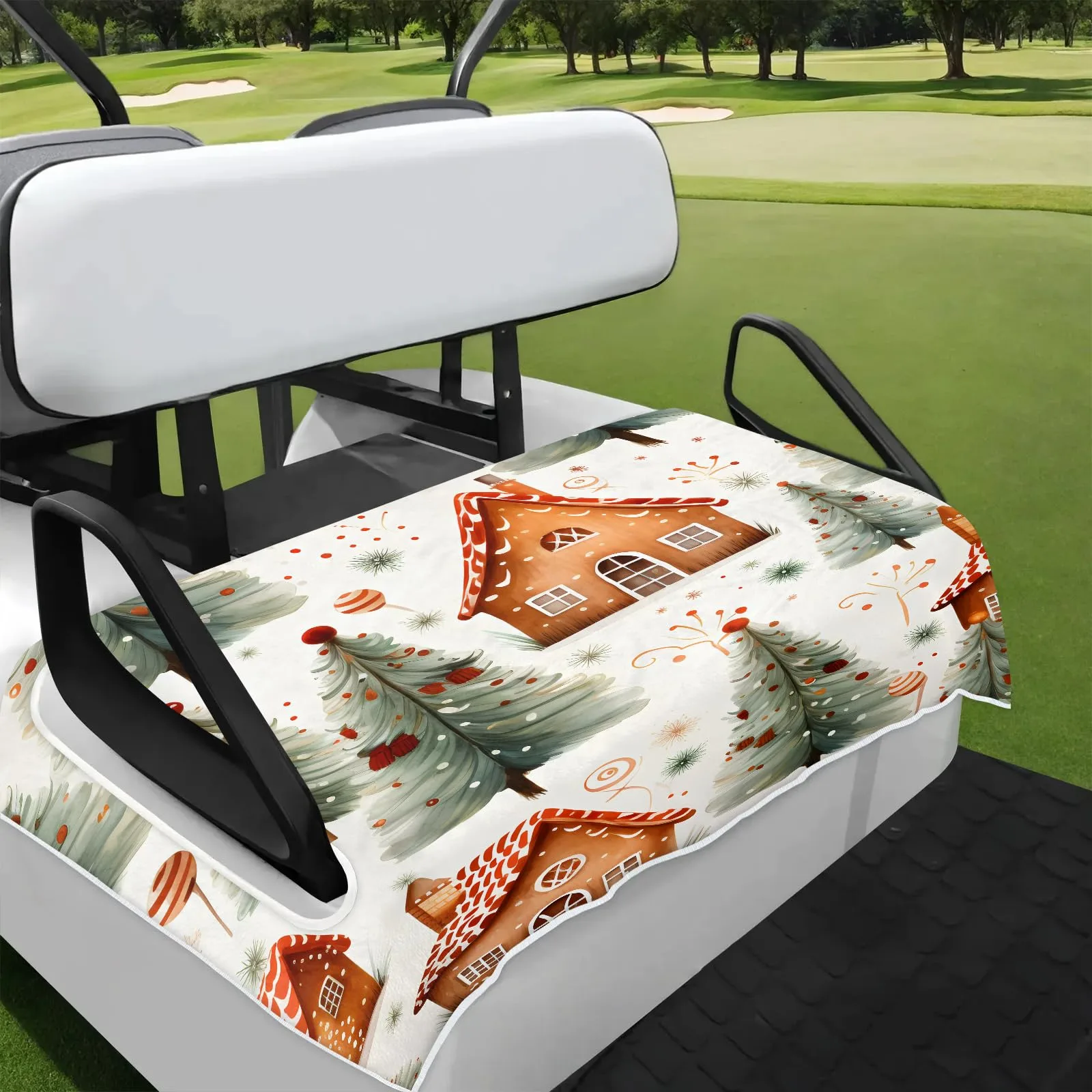 Tiveruda Golf Cart Seat Cover for Double Seats