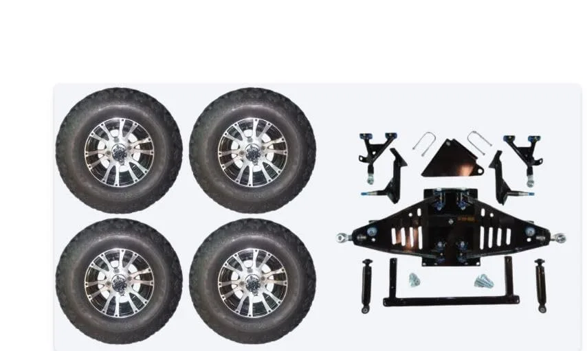 3G 6-Inch Lift Kit Combo for Yamaha Drive II Electric Carts