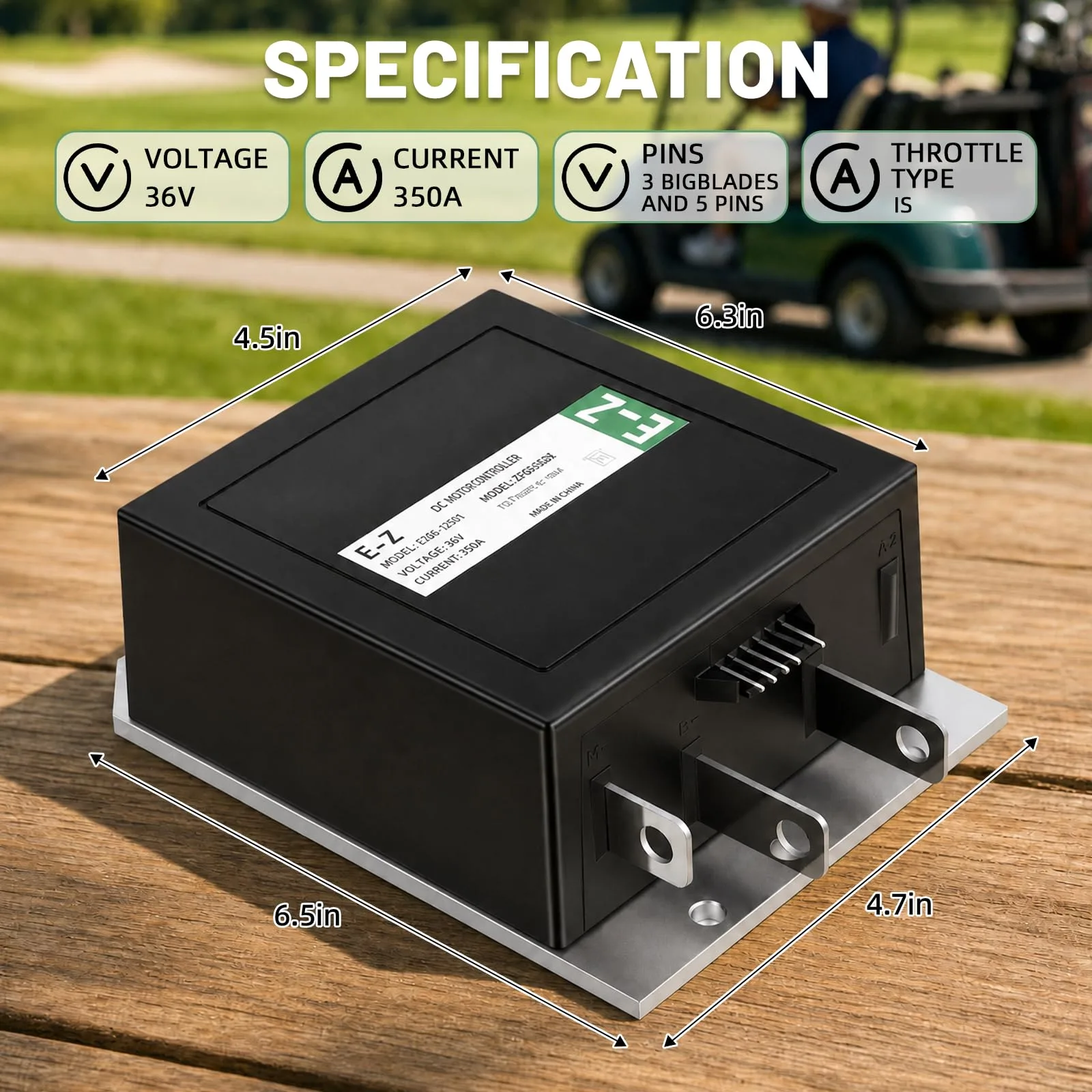 VORGENS 36V 350A Speed Controller for E-Z-GO TXT image 4