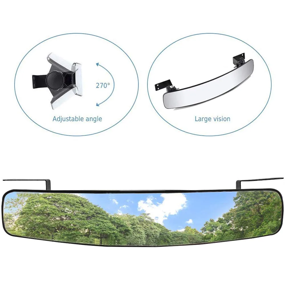WLOOD 16.5-Inch Golf Cart Rear View Mirror image 3