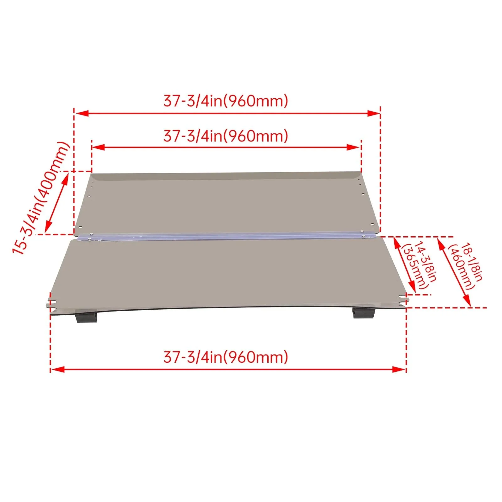 Mivolox Tinted Windshield for Club Car Precedent/Tempo/Onward (2004+) image 4