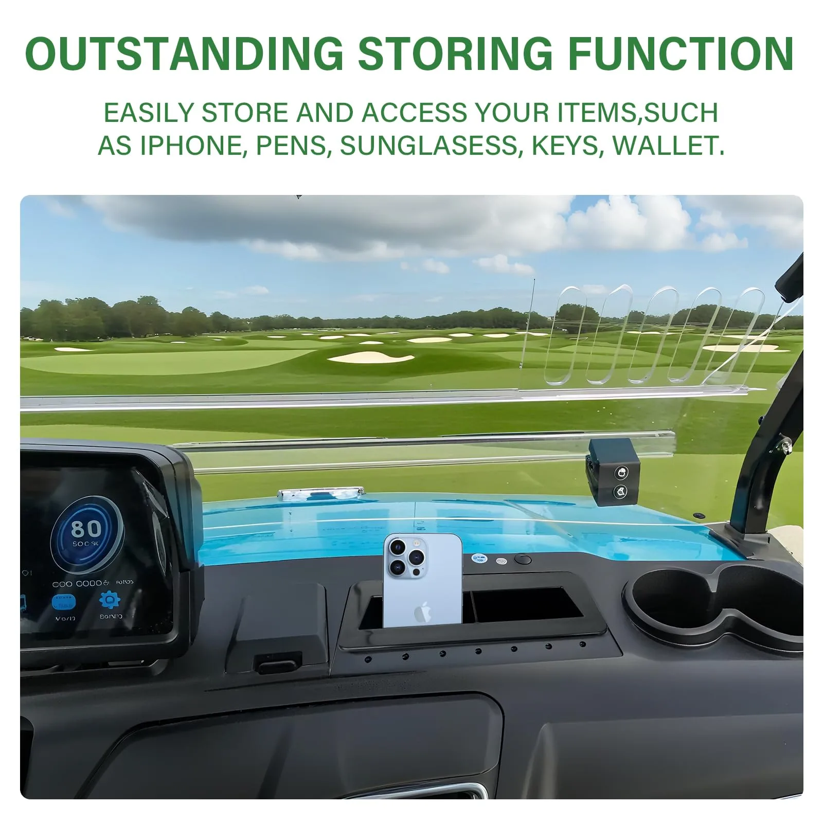 XINSTCO Golf Cart Phone & Wallet Holder for Evolution D5 image 4