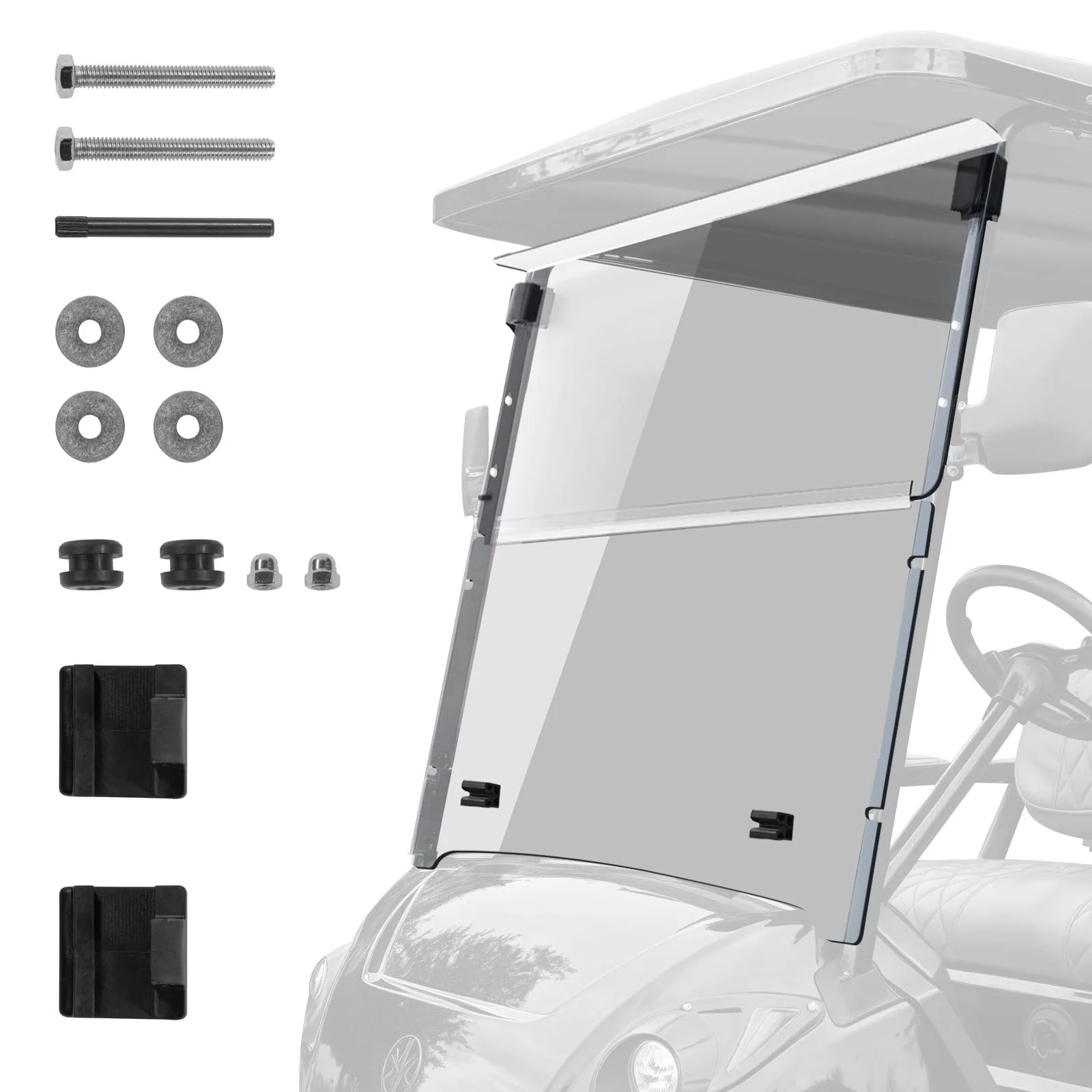 VPAHub Clear Windshield for Yamaha Drive 2, R-D2WSC image 2