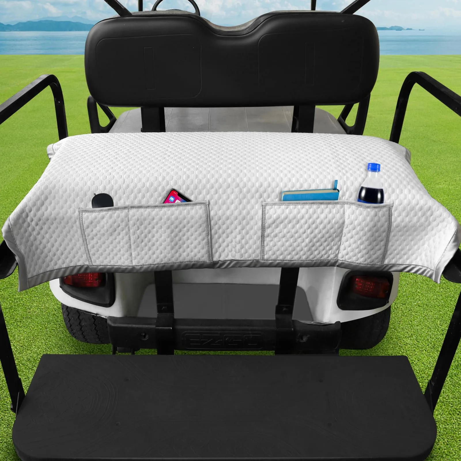 RIZINKART Rear Golf Cart Seat Blanket 744675930018