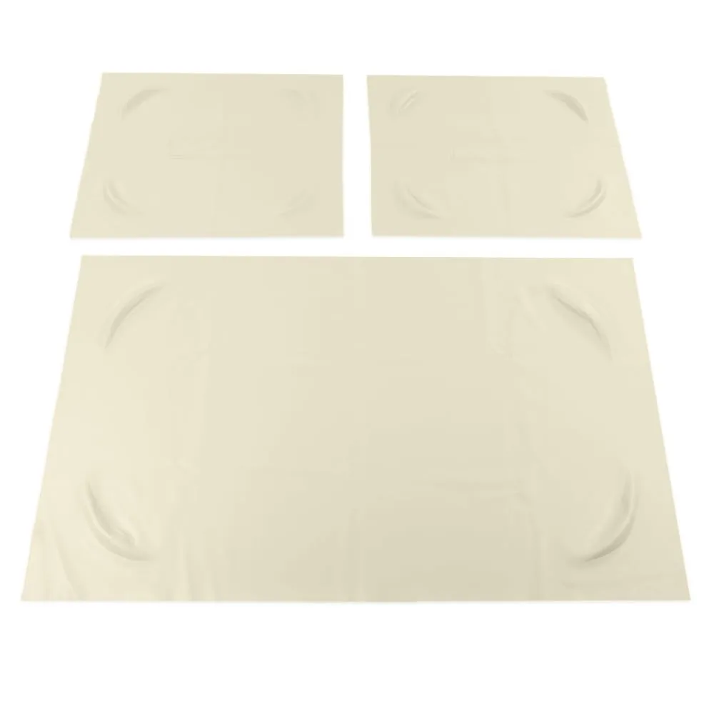 CNNELL White Front Seat Covers for Club Car DS 1982-2000