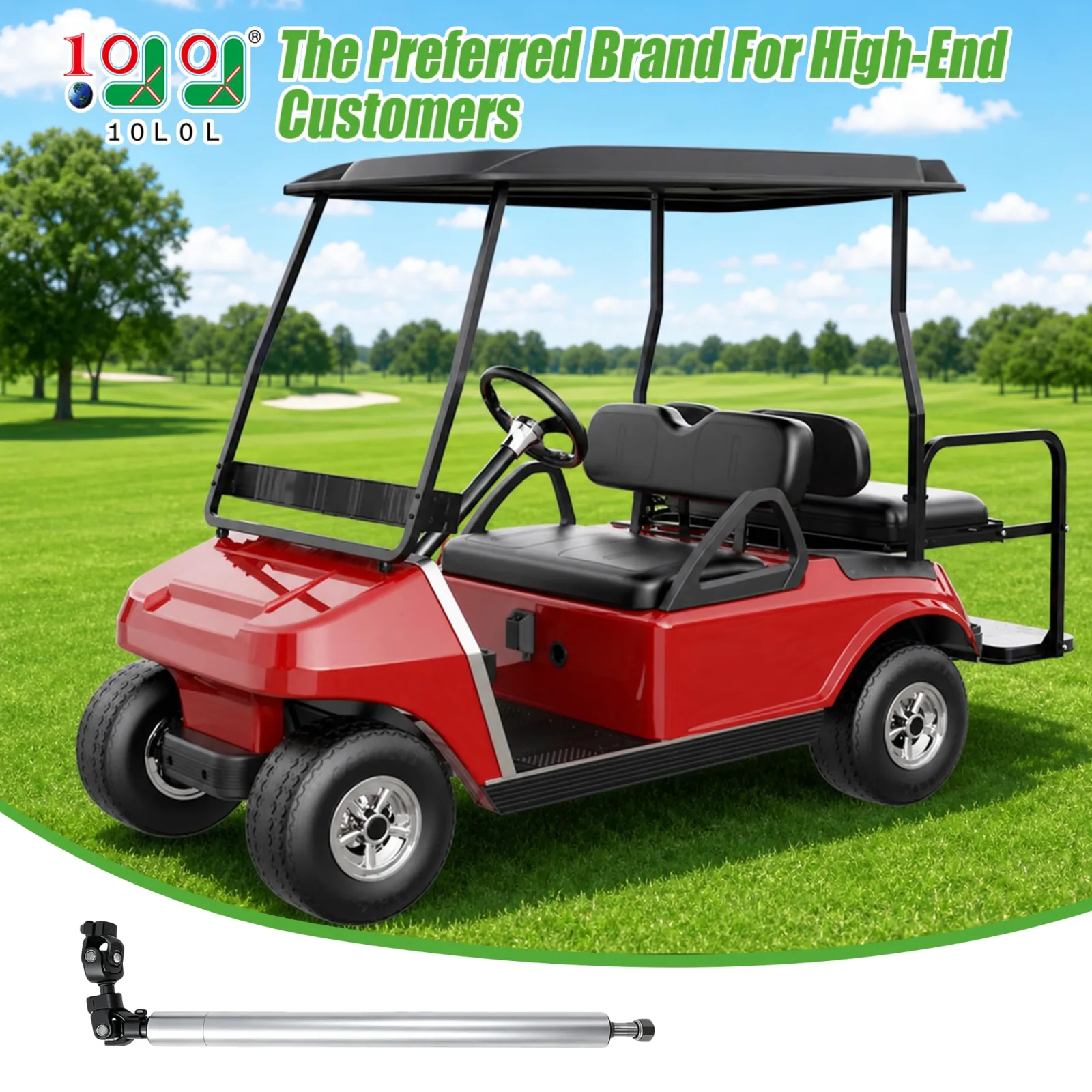 10L0L Steering Column Assembly for Club Car DS 1992+ image 2