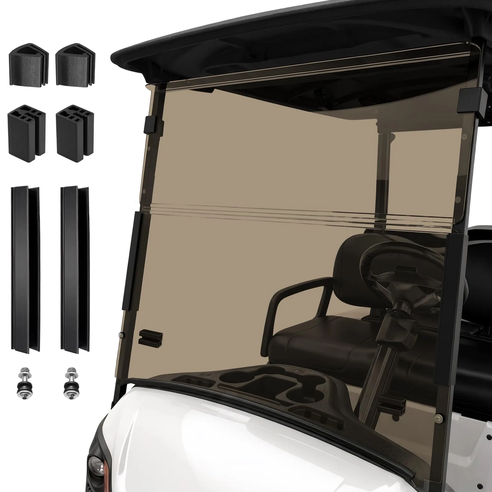 RIZINKART Yamaha Drive 2 Foldable Golf Cart Windshield