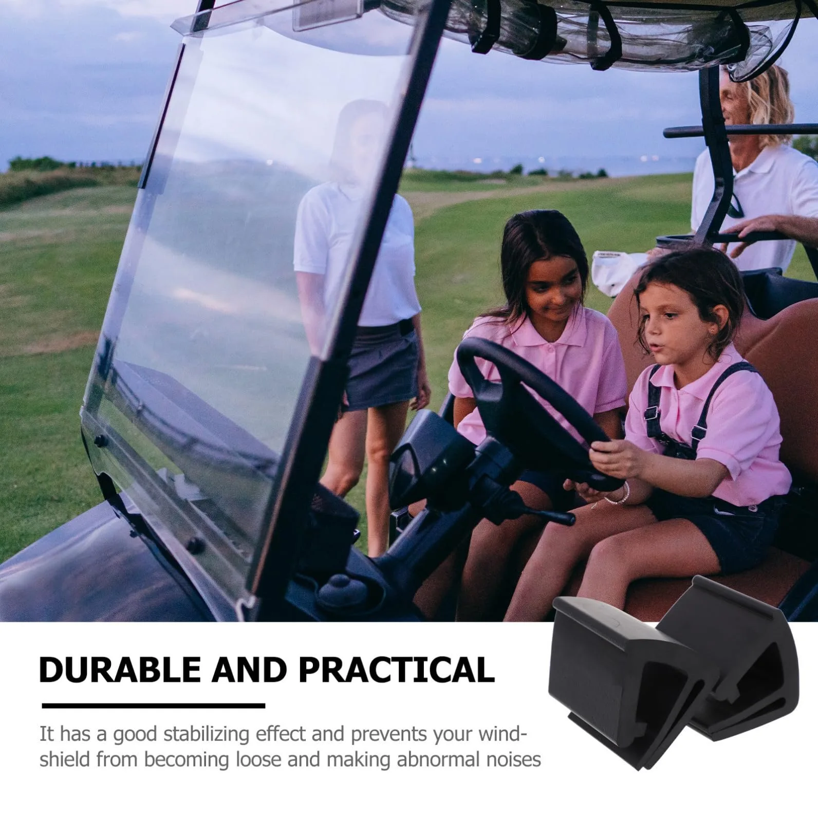 GAROZATION Golf Cart Windshield Fixing Clips image 3