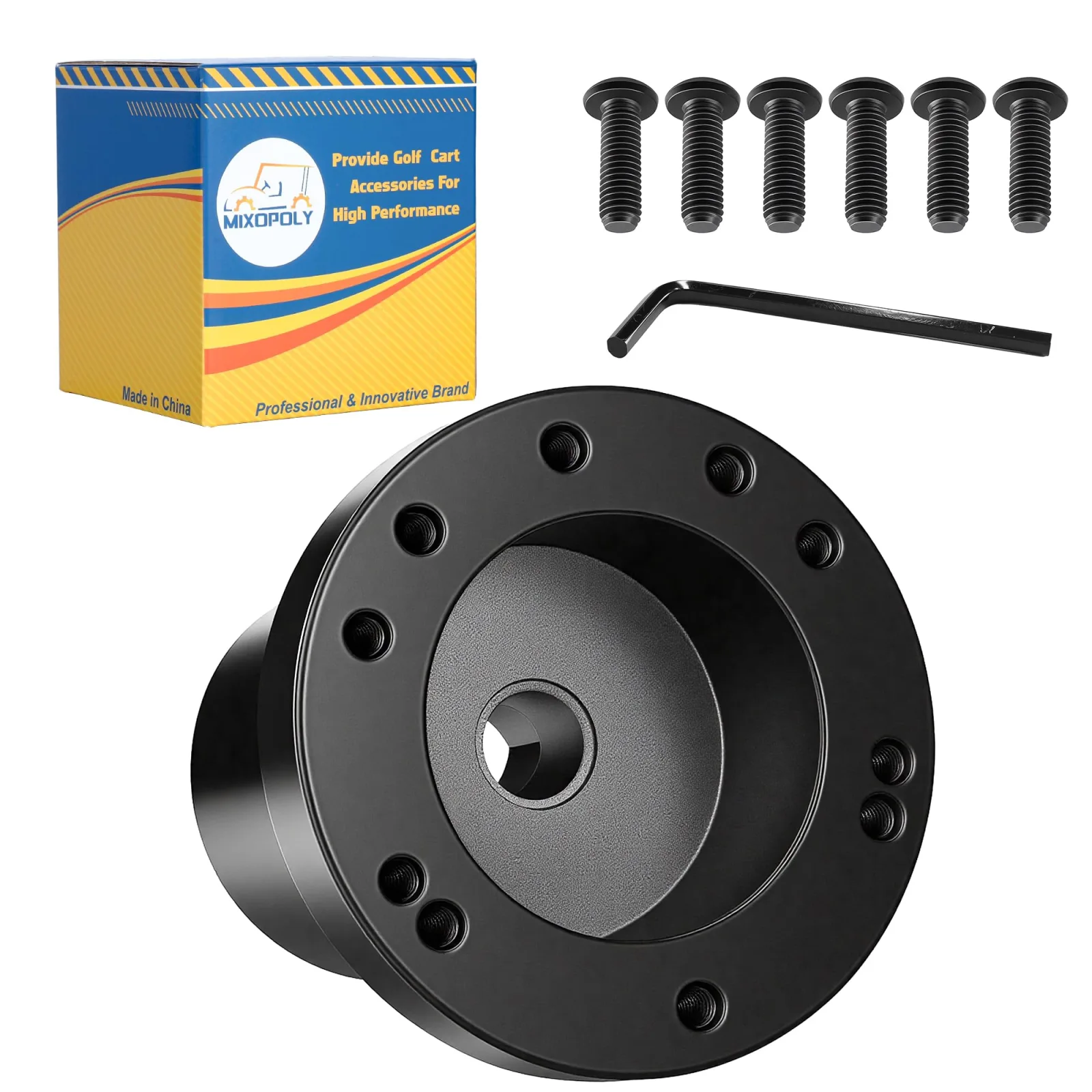 Mixopoly Steering Wheel Hub Adapter for Club Car Precedent