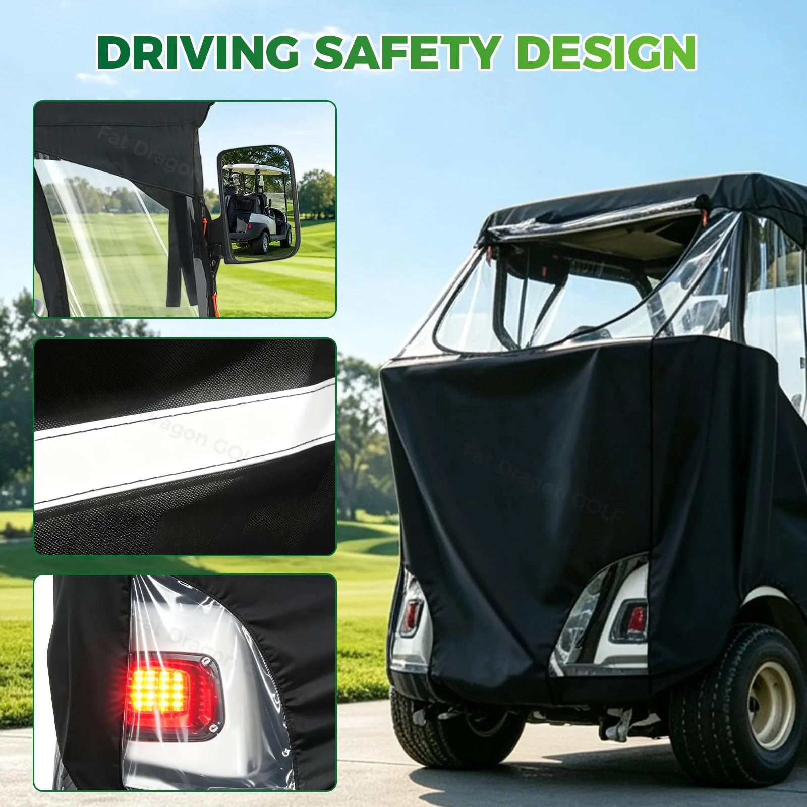Panglong Enclosure for E-Z-GO TXT and RXV, 59-Inch Roof image 4