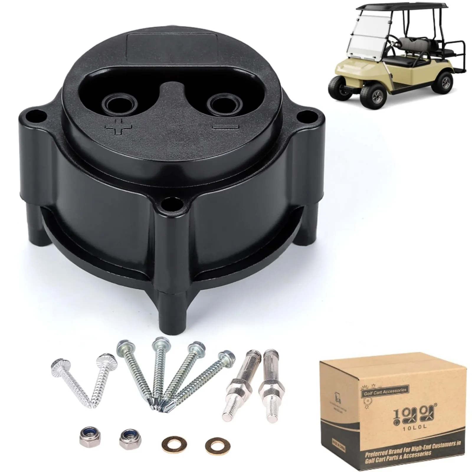 10L0L 48V Charger Receptacle for Yamaha G19/G22