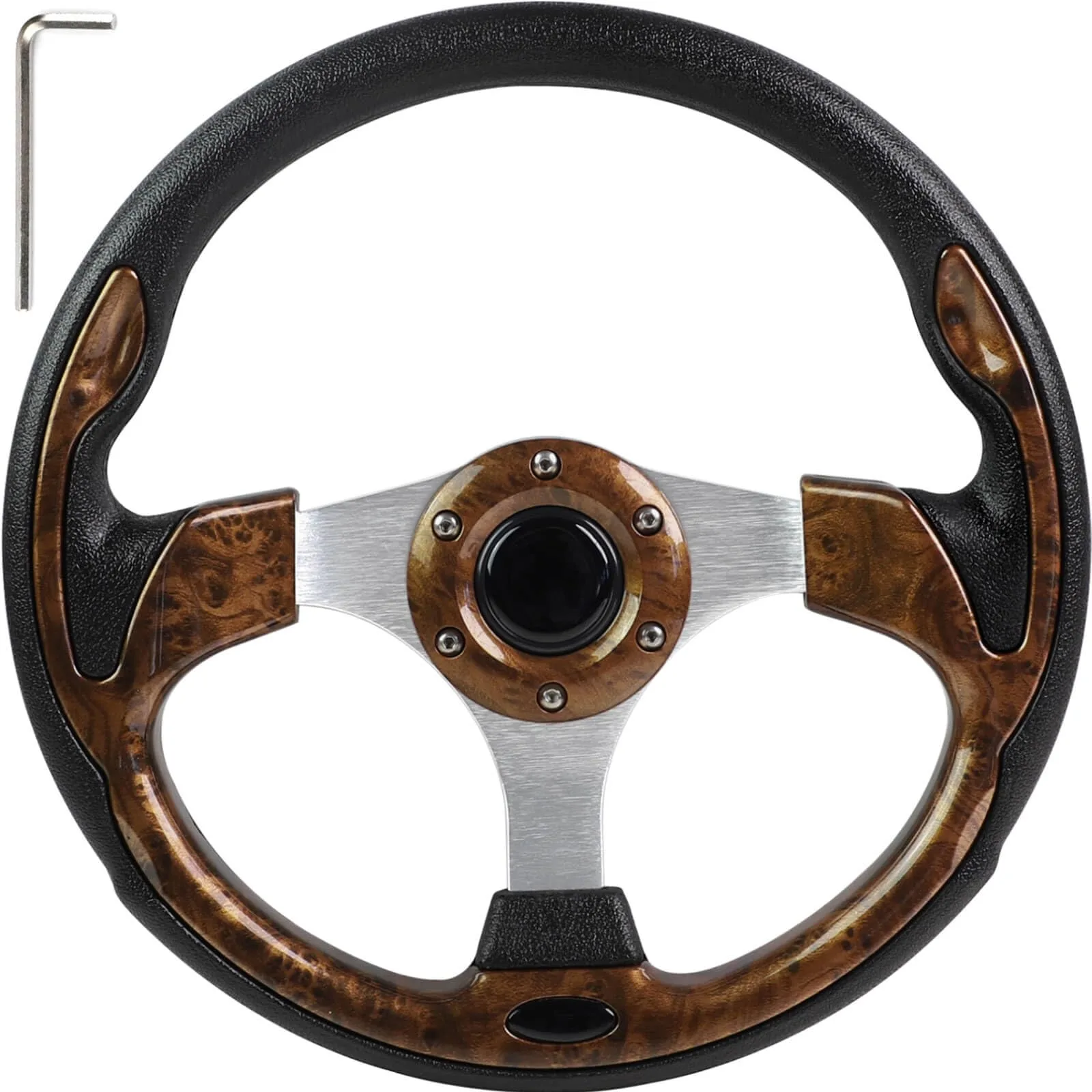 MOSNAI 4449 12.5-Inch Golf Cart Steering Wheel