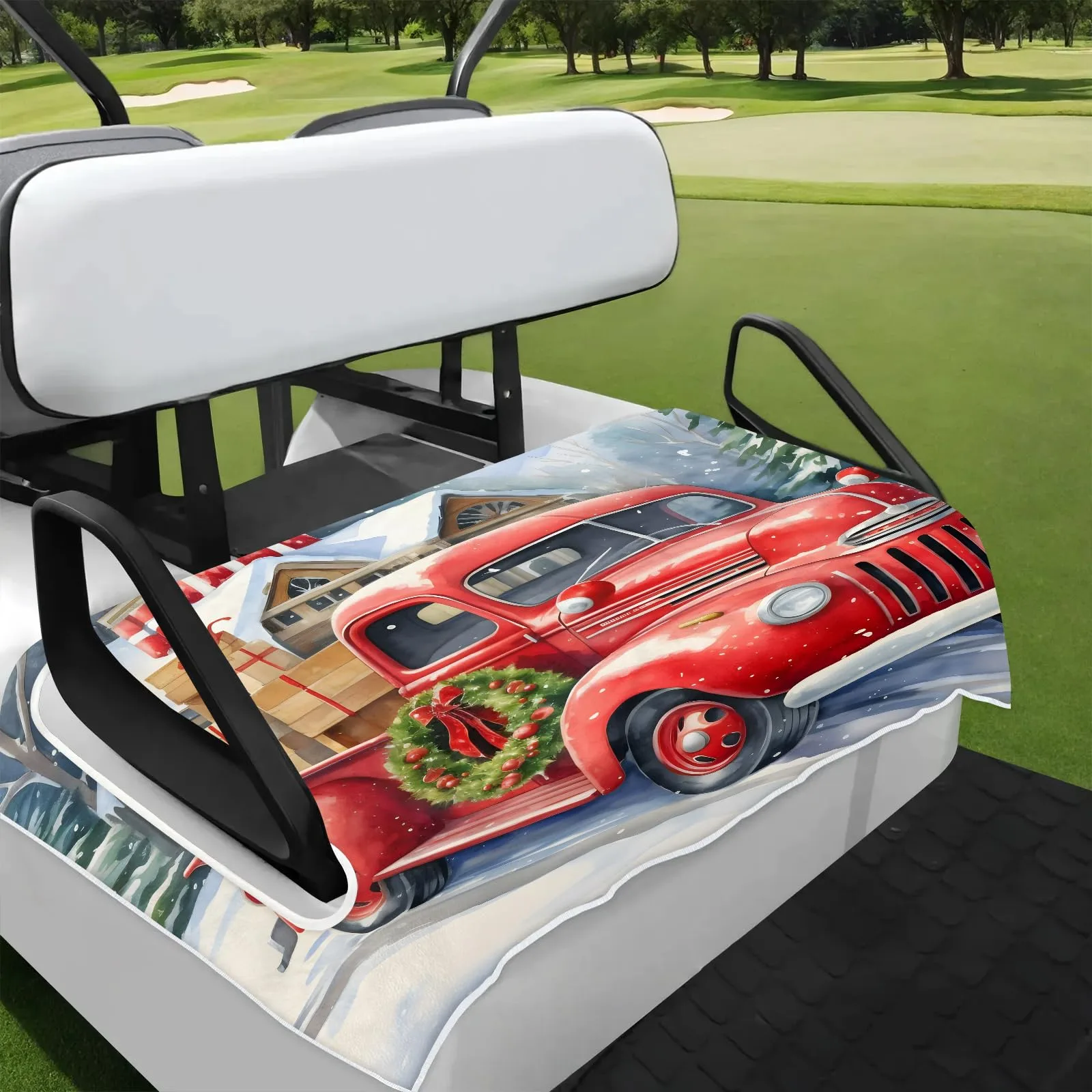Tiveruda Golf Cart Seat Cover for Double Seats
