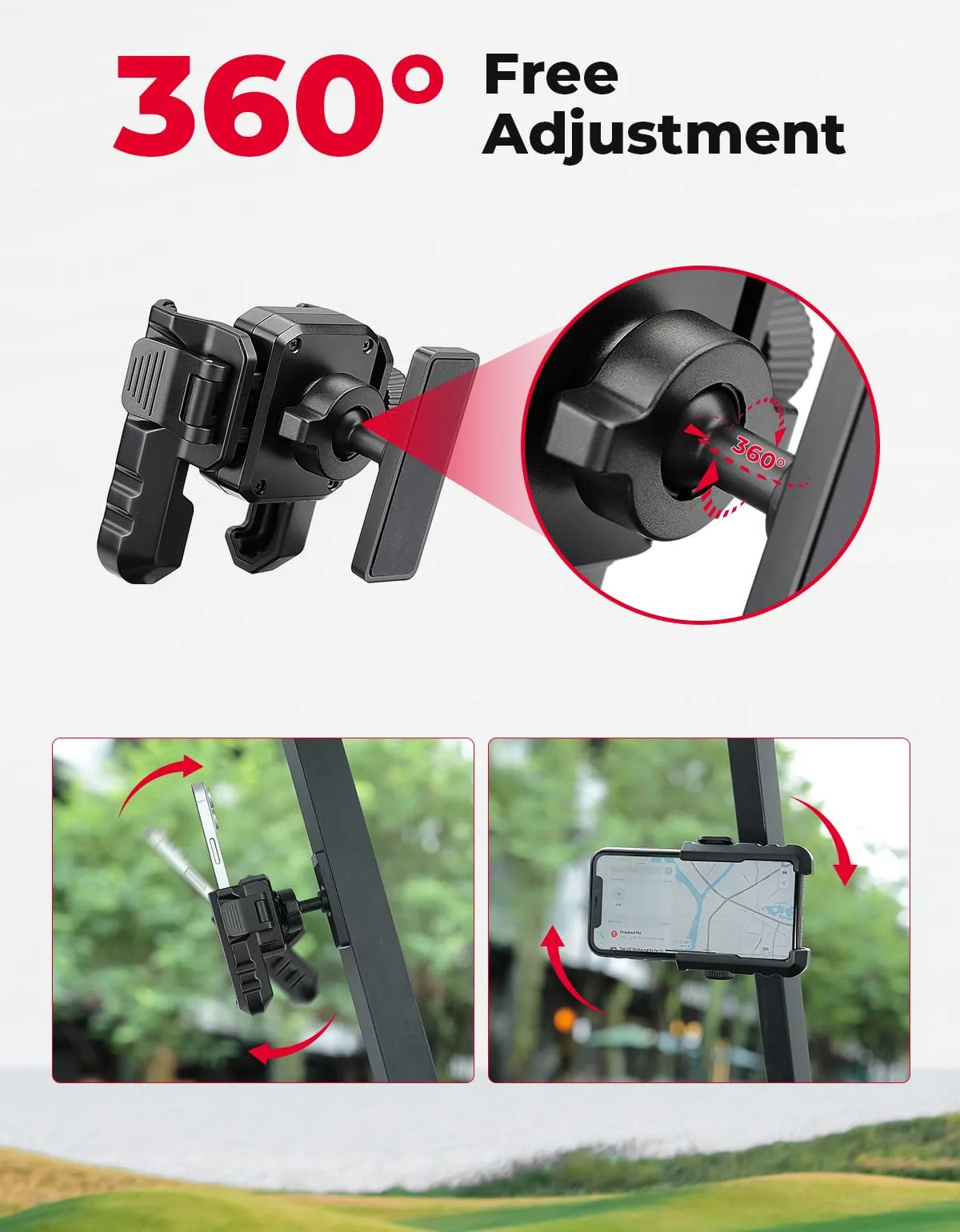 KEMIMOTO Magnetic Golf Cart Phone Holder image 3