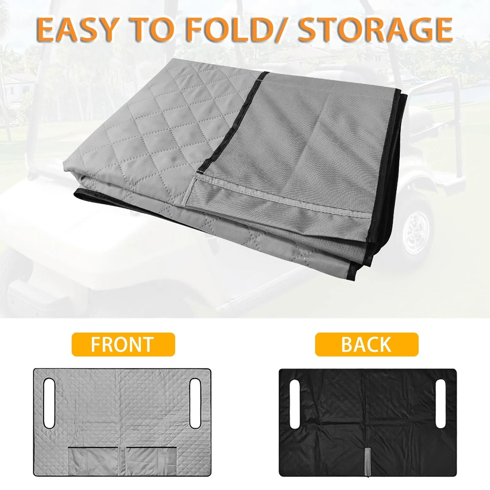 FDHTHJFYJ Cushman Shuttle 2+2 Rear Seat Cushion Cover image 4