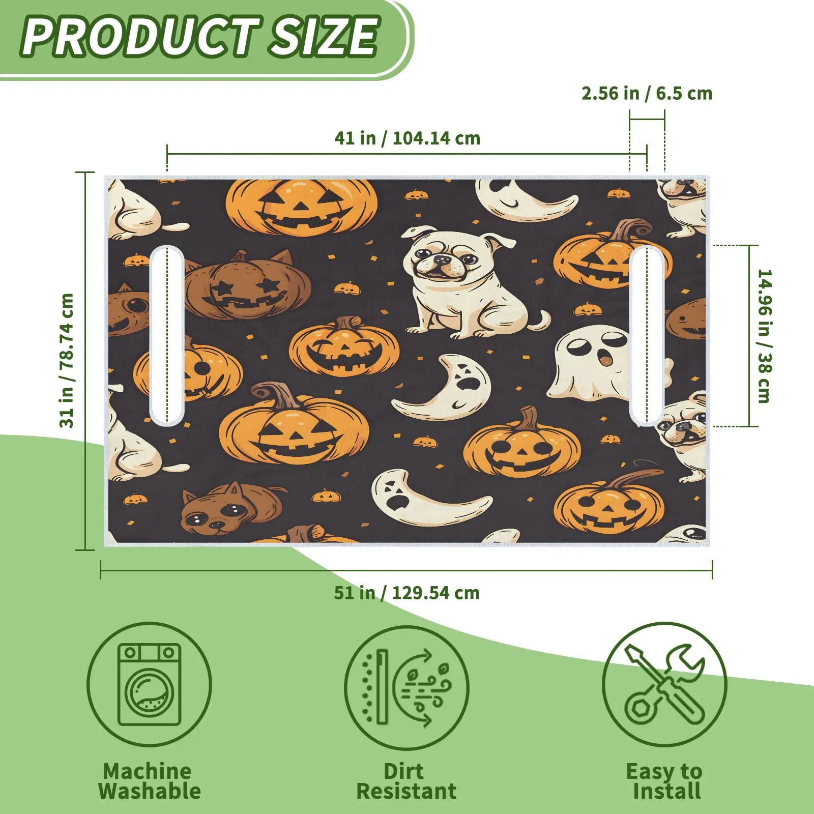 Tiveruda Golf Cart Seat Cover for Double Seats image 2