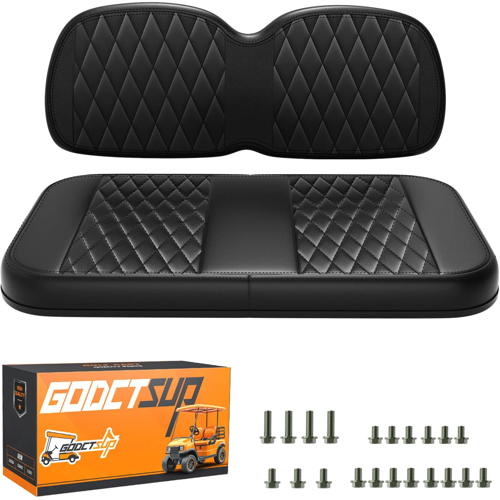 GODCTSUP E-Z-GO RXV Front Seat Cushion Set 2008+
