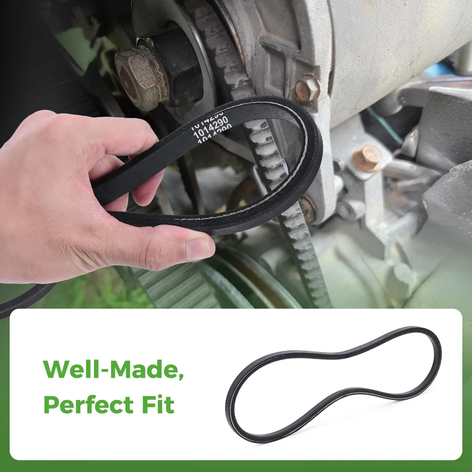 10L0L Starter Generator Belt for Club Car DS Gas Models image 4
