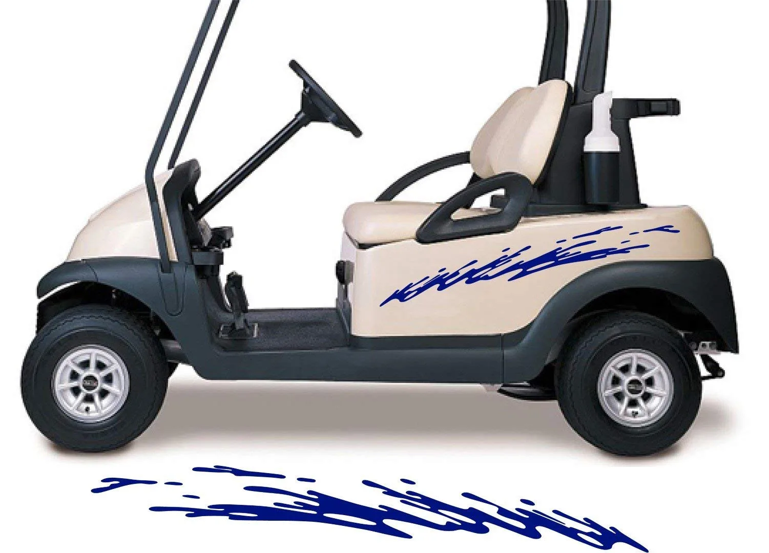 StickerChef GCA1203 One-Color Golf Cart Decal