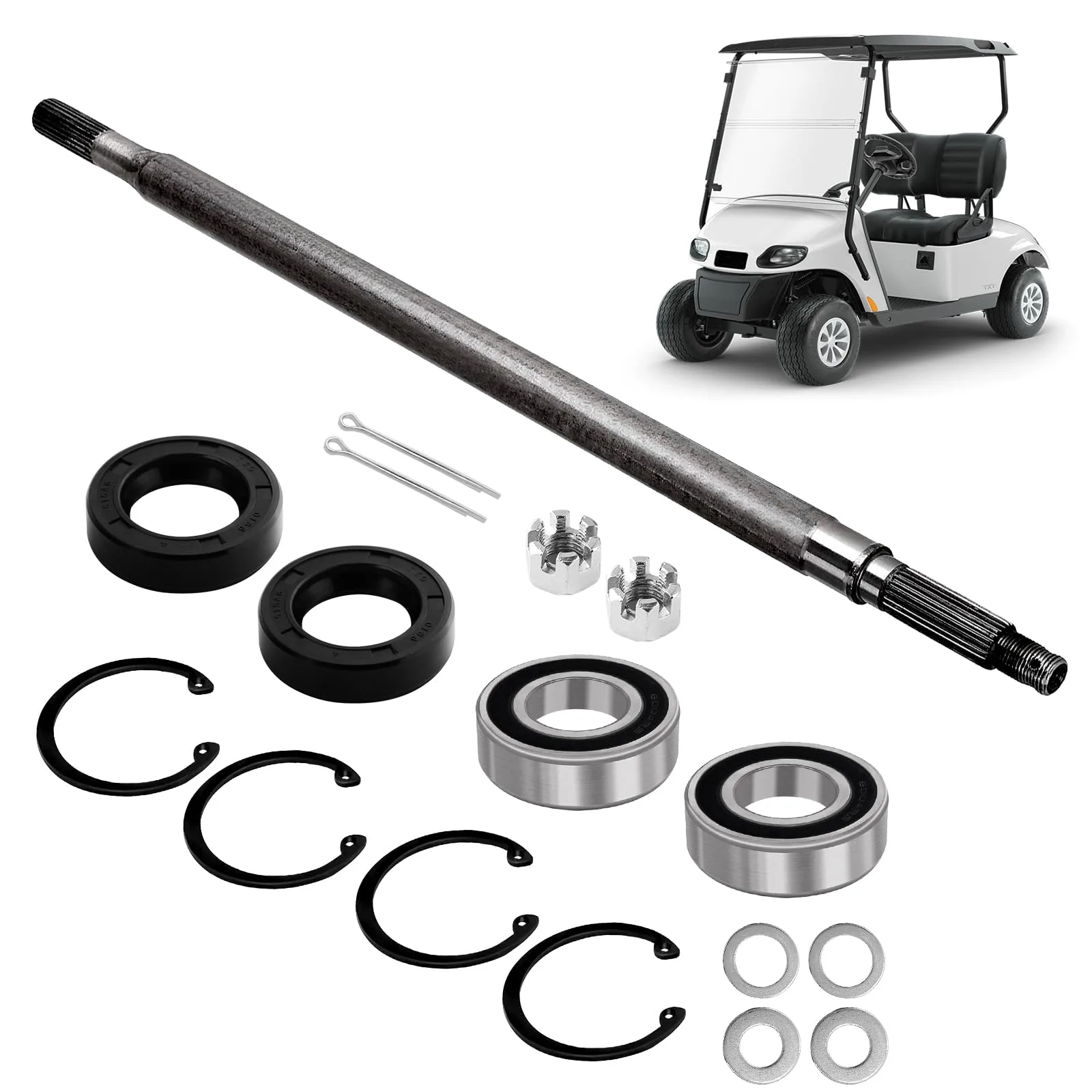 Cartalia Rear Axle Shaft for E-Z-GO TXT and Medalist