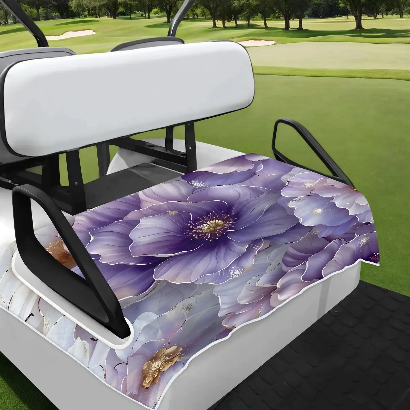 Tiveruda Golf Cart Seat Cover for Double Seats