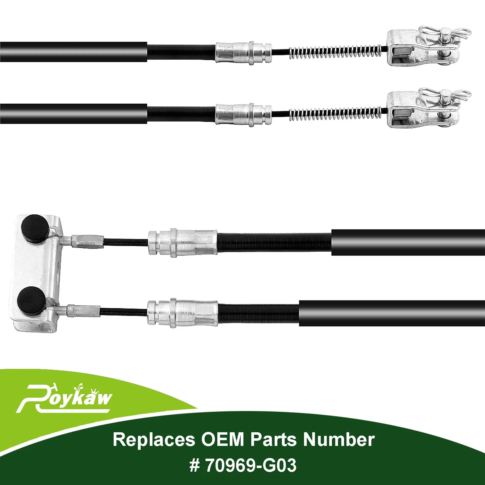 Roykaw Brake Cable Set for E-Z-GO TXT and Medalist image 4
