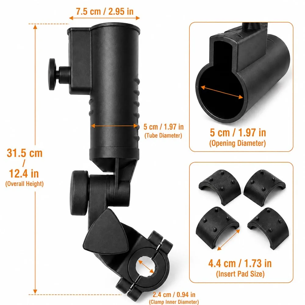 OPMCJHZ Umbrella Holder for Bag Boy Quad Pro Push Cart image 2