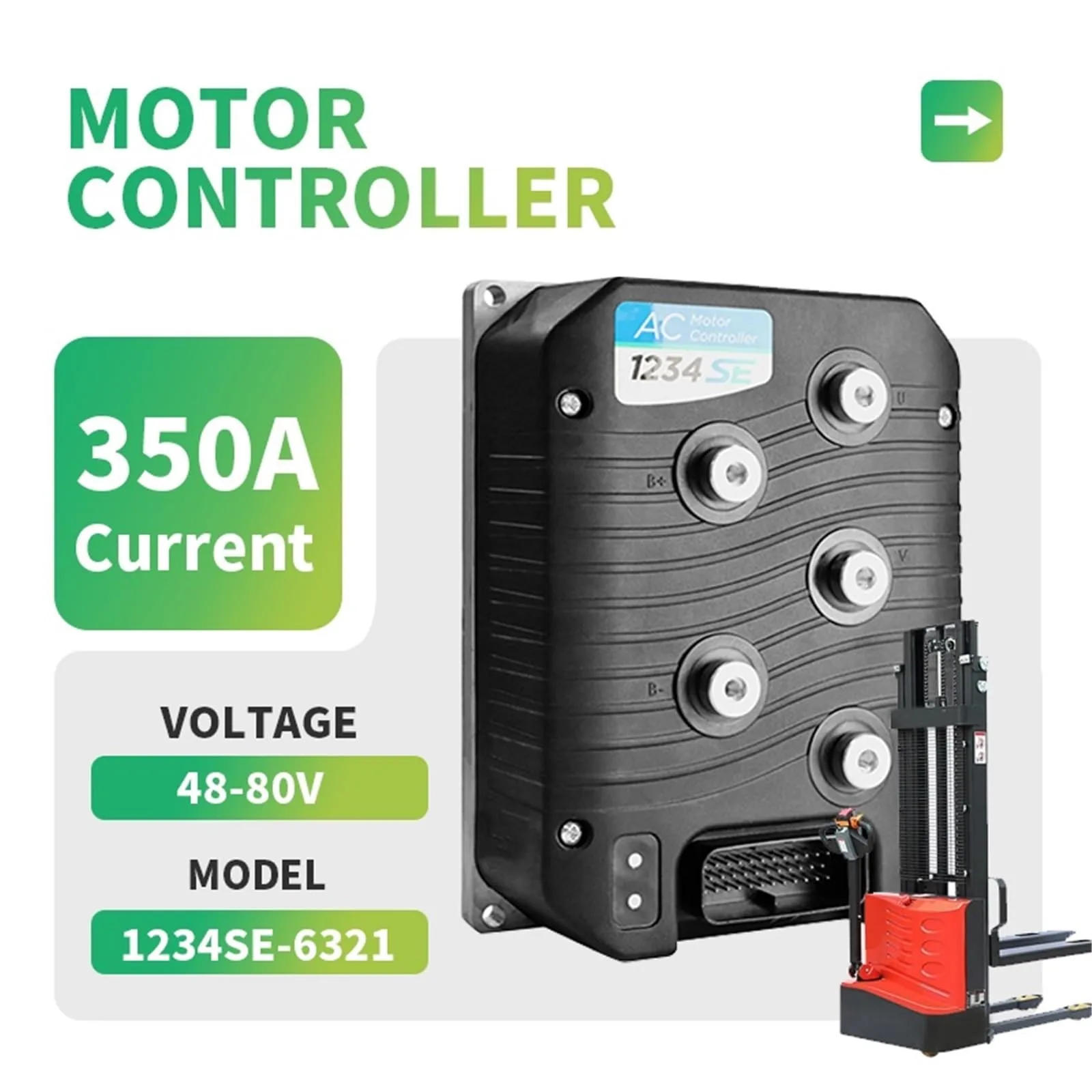 OYFEKNKUZ 1234SE-6321 AC Motor Controller 48-80V 350A image 2