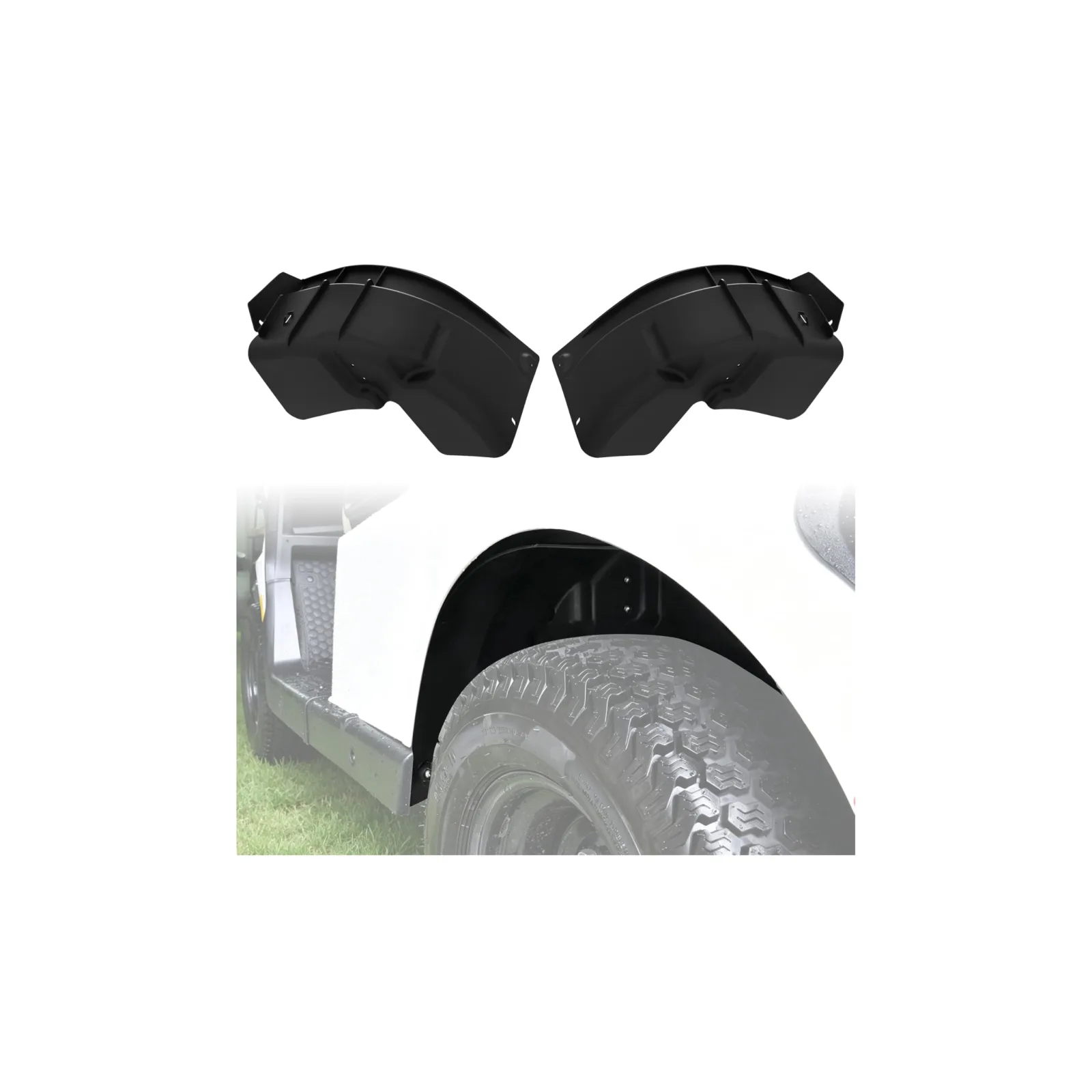 POKIAUTO Rear Splash Guards for 2025 E-Z-GO RXV Valor