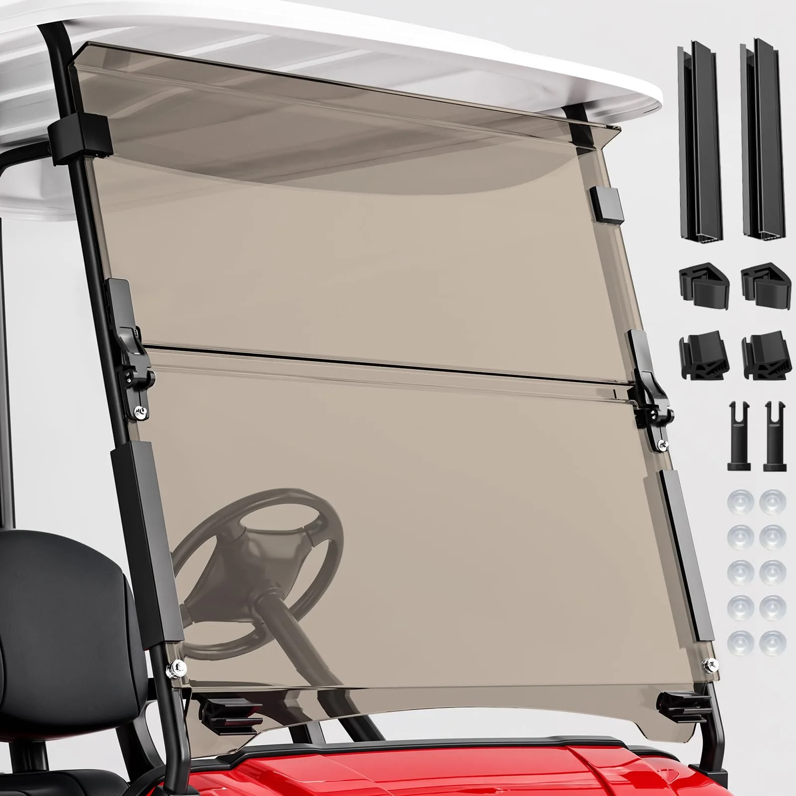 CASISPRO Foldable Windshield for Yamaha G29/Drive 2007-2016