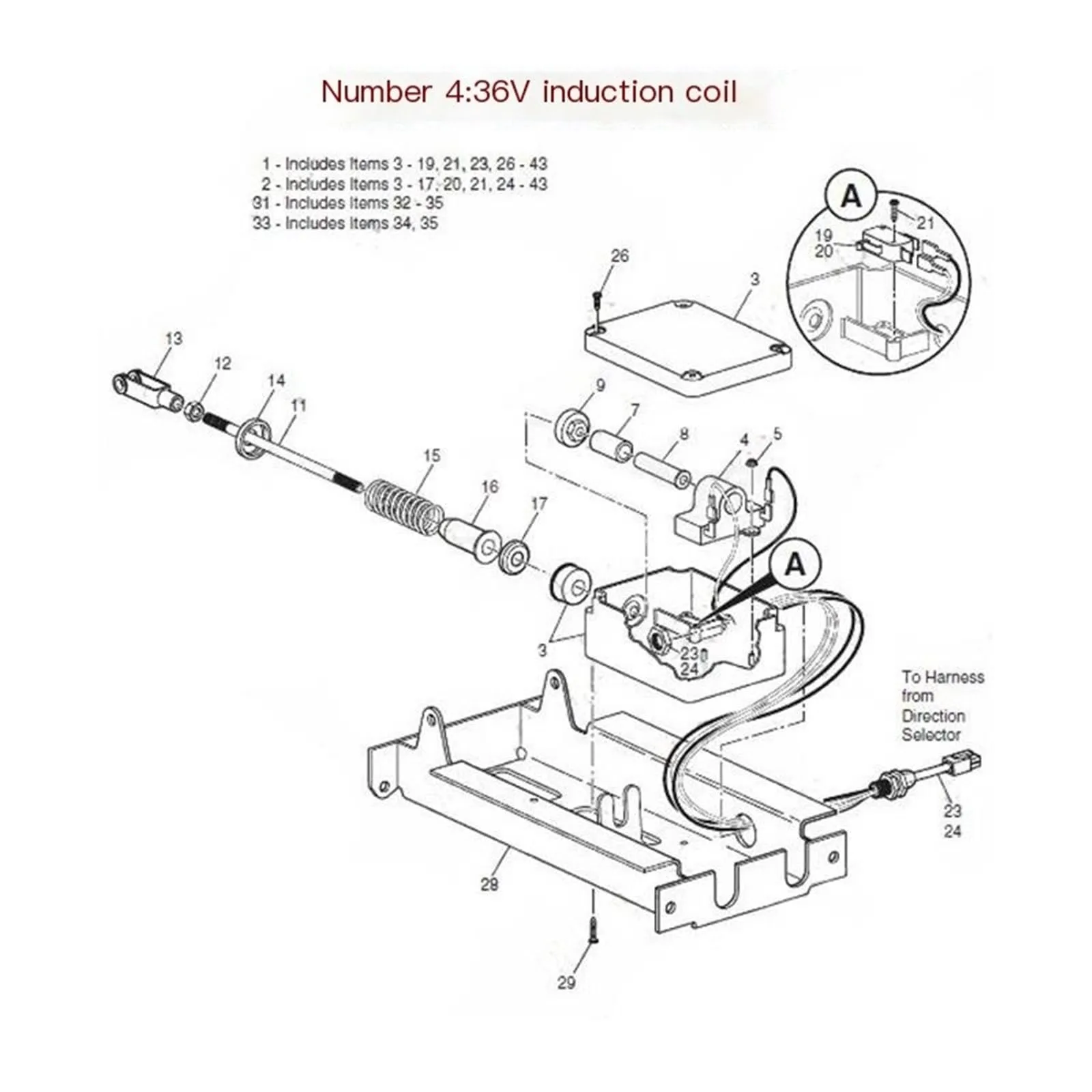 YkOHzqFHC 12V Golf Cart Acceleration Coil Throttle Sensor 25854-G01 (2pcs) image 2