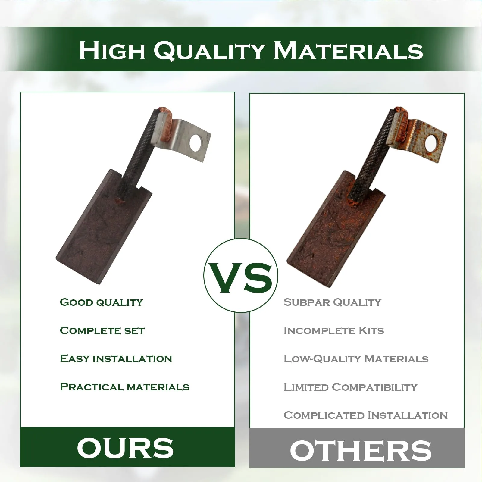 Jaclech Starter Generator Brush Kit for Yamaha Gas Carts image 2