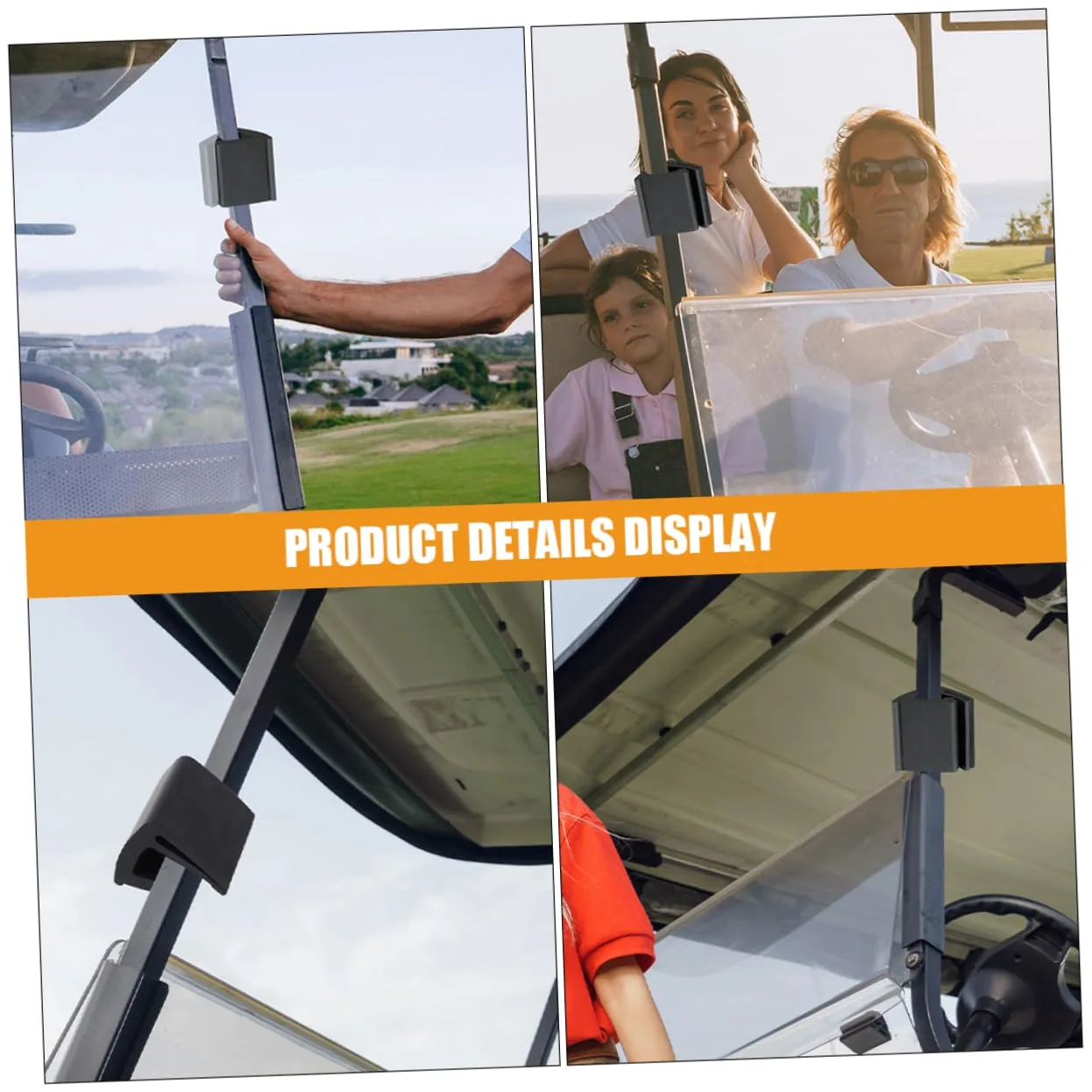 Happyyami Golf Cart Windshield Retaining Clip ZK1300007BJ444 image 3