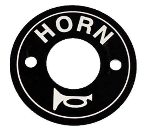 3G Horn Switch Plate Decal for E-Z-GO Golf Carts