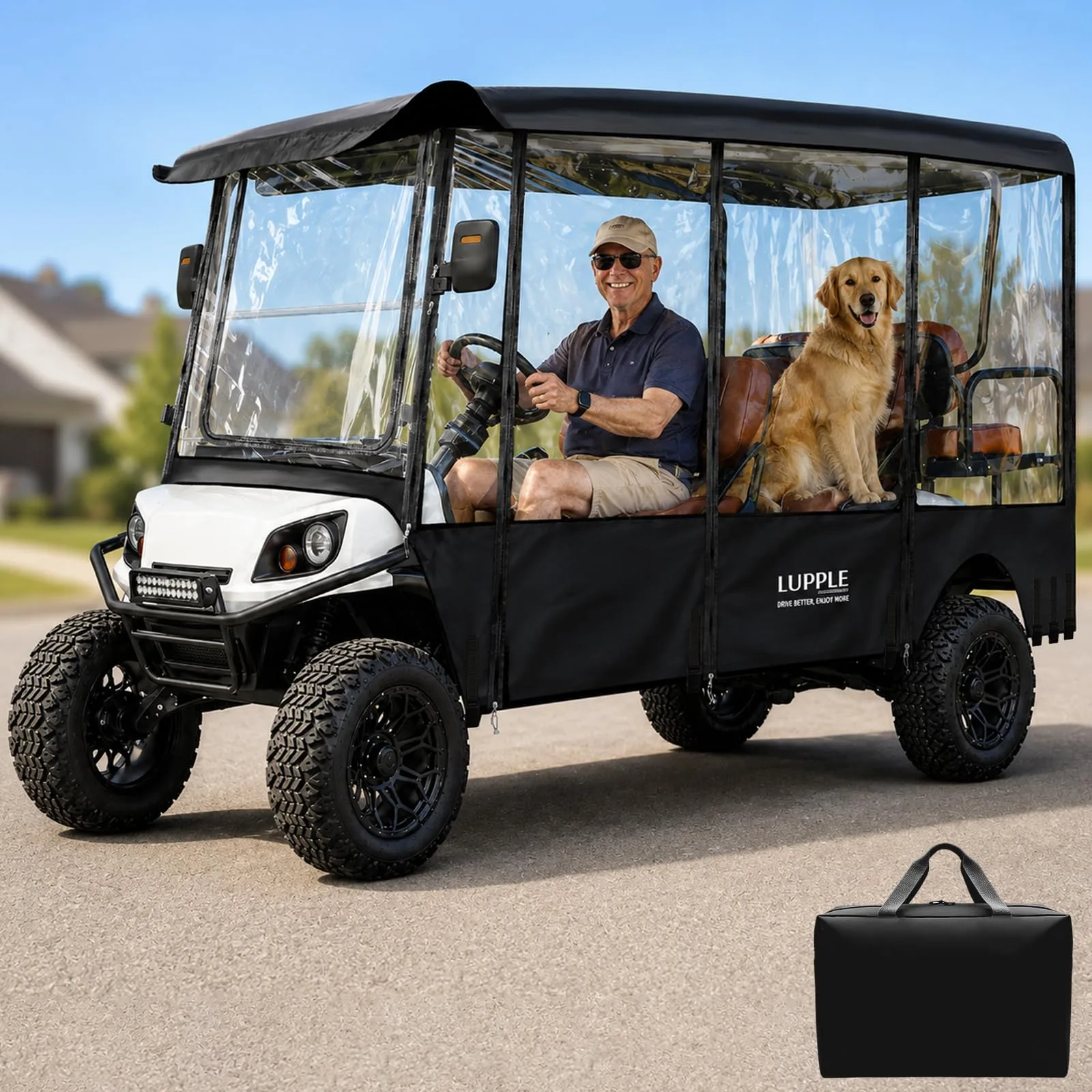 LUPPLE E-Z-GO 6-Passenger Golf Cart Enclosure