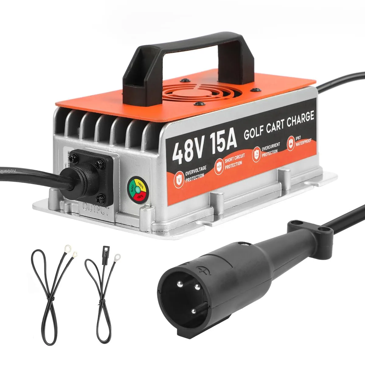 Autory 48V 15A Club Car Golf Cart Battery Charger