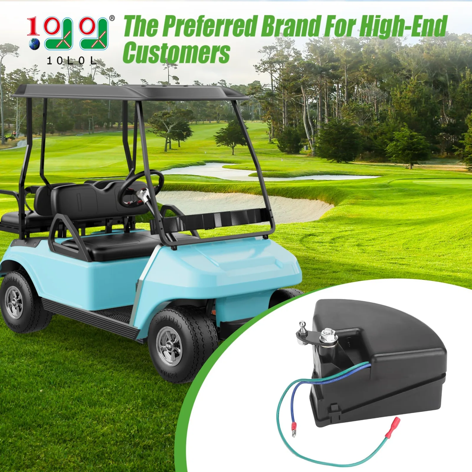 10L0L V-Glide Wiper Switch for Club Car DS 36V image 2