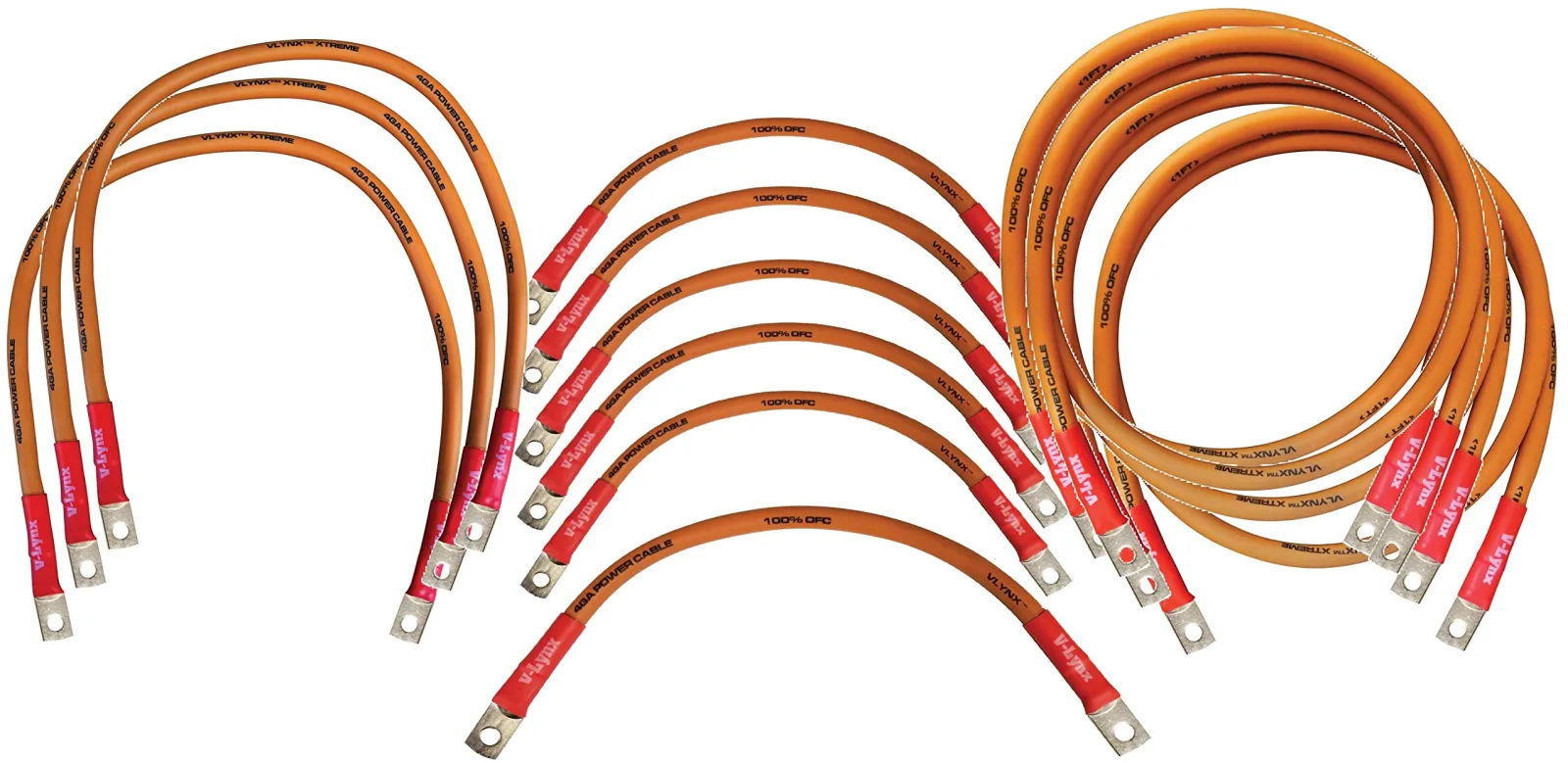 VLYNX 4-Gauge Battery Cable Kit for E-Z-GO TXT13