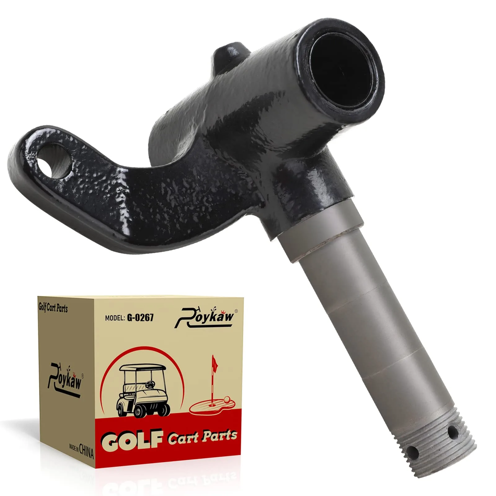Roykaw Driver-Side Spindle Assembly for E-Z-GO TXT