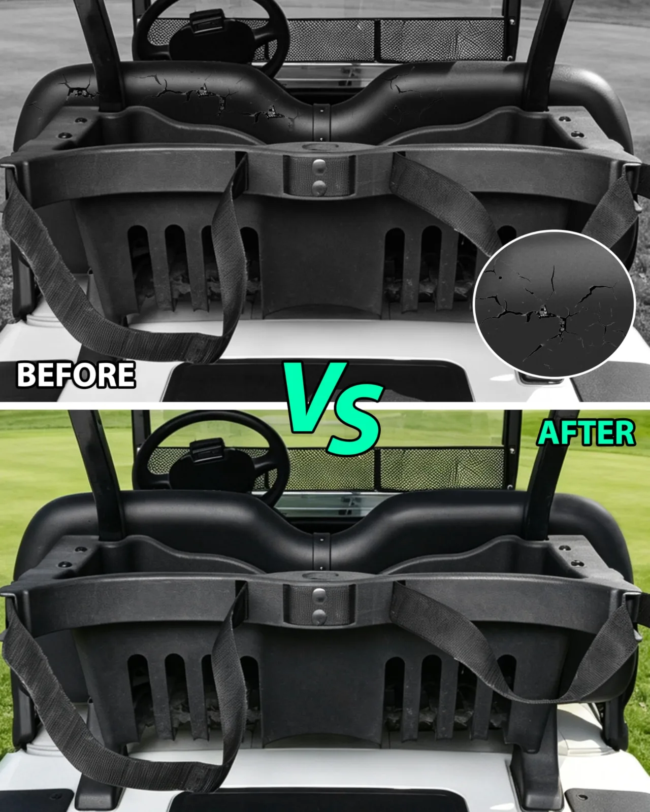 POKIAUTO Seat Back Cap for EZGO RXV 2008+ image 2