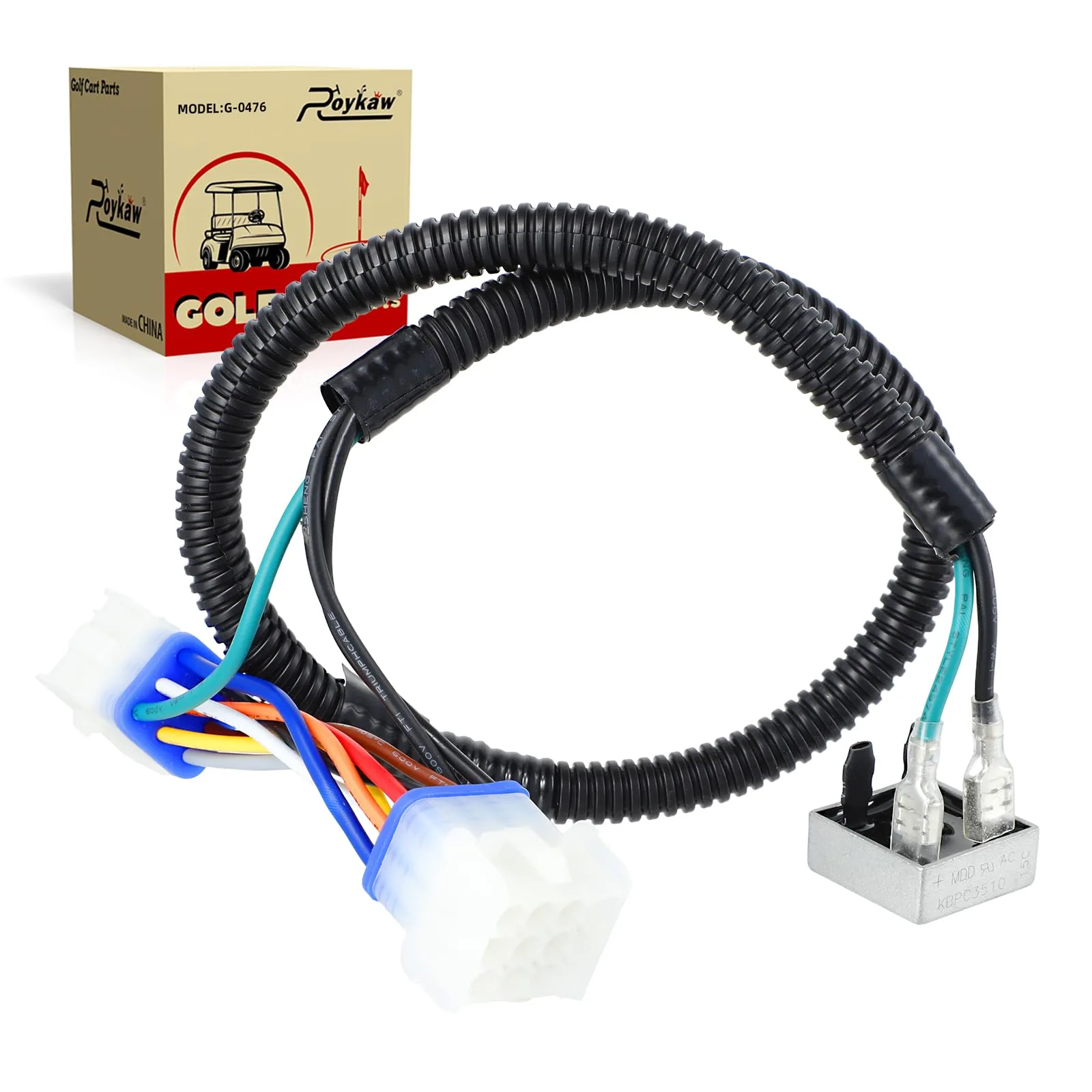 Roykaw Headlight Reducer Harness for Club Car Precedent