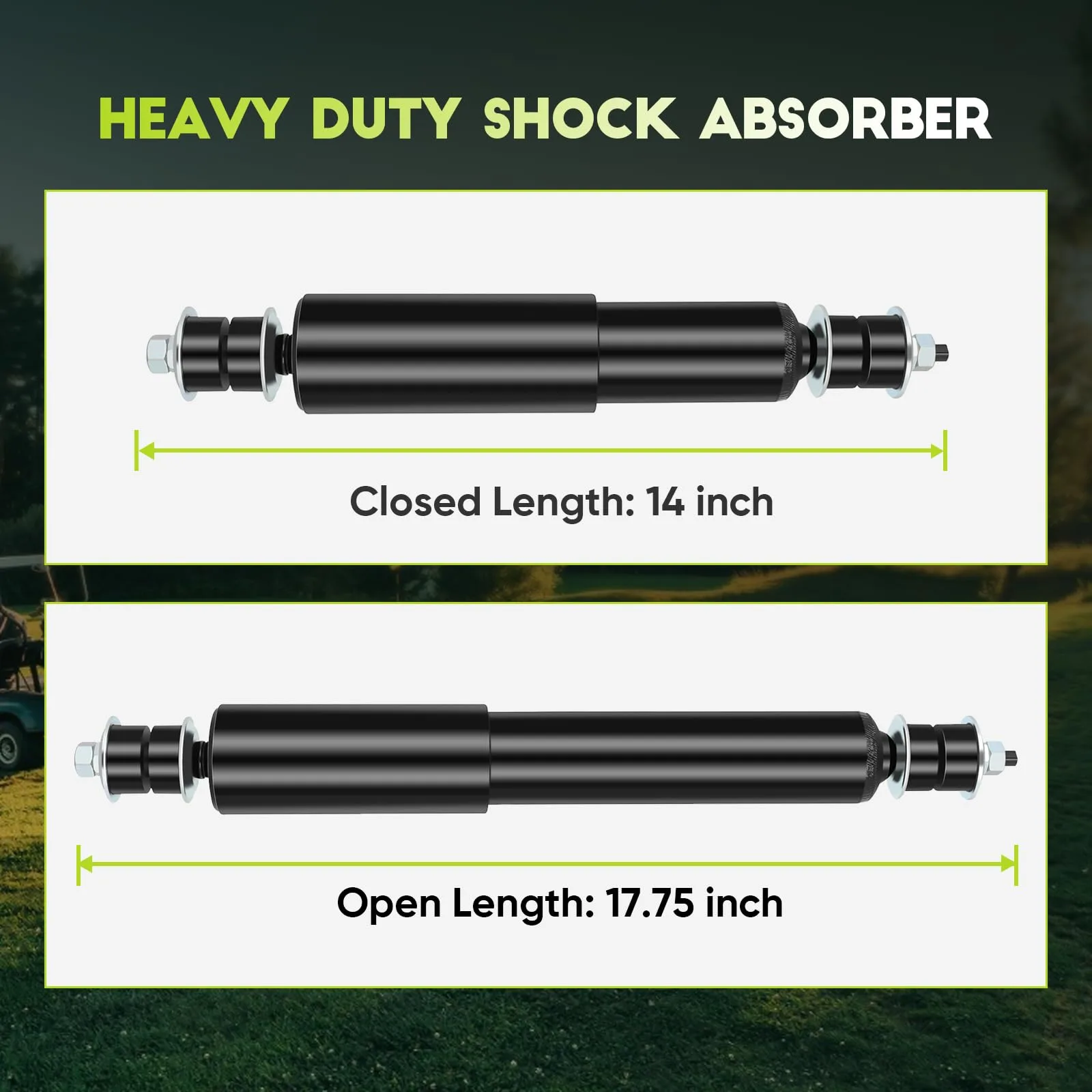 SCITOO Front/Rear Shocks for E-Z-GO TXT and Medalist image 2